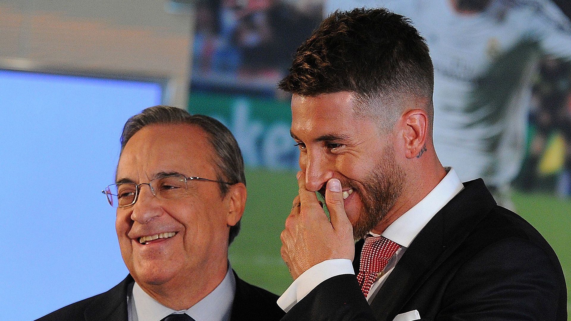 Florentino Perez Sergio Ramos Real Madrid