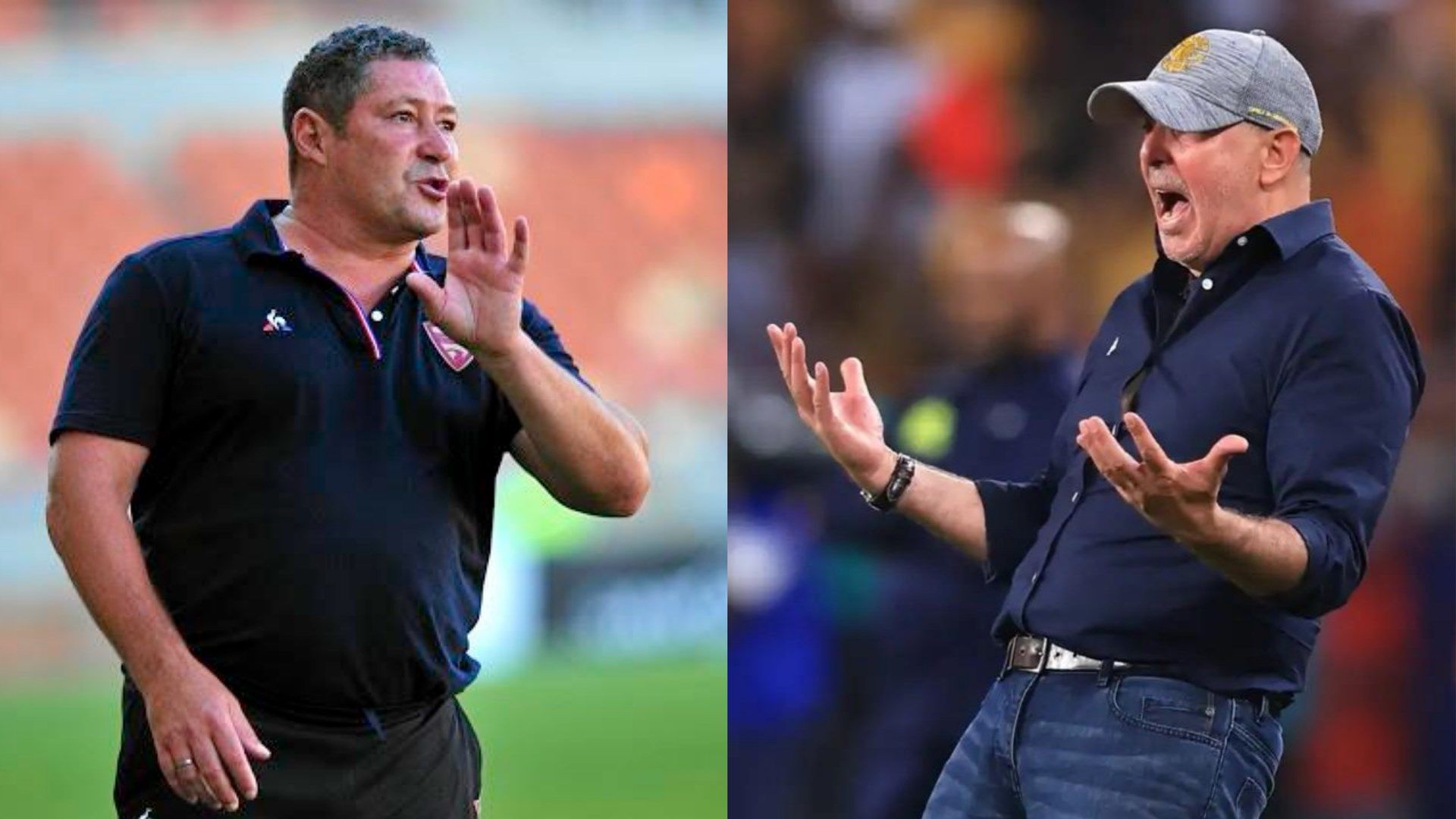 Steve Barker Stellenbosch vs Nasreddine Nabi Kaizer Chiefs GFX