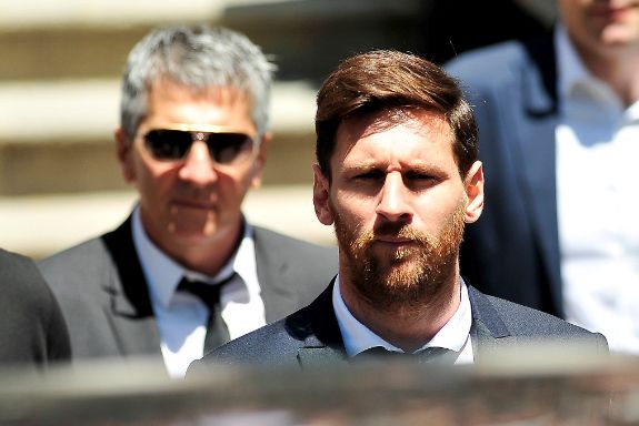 messi and his father