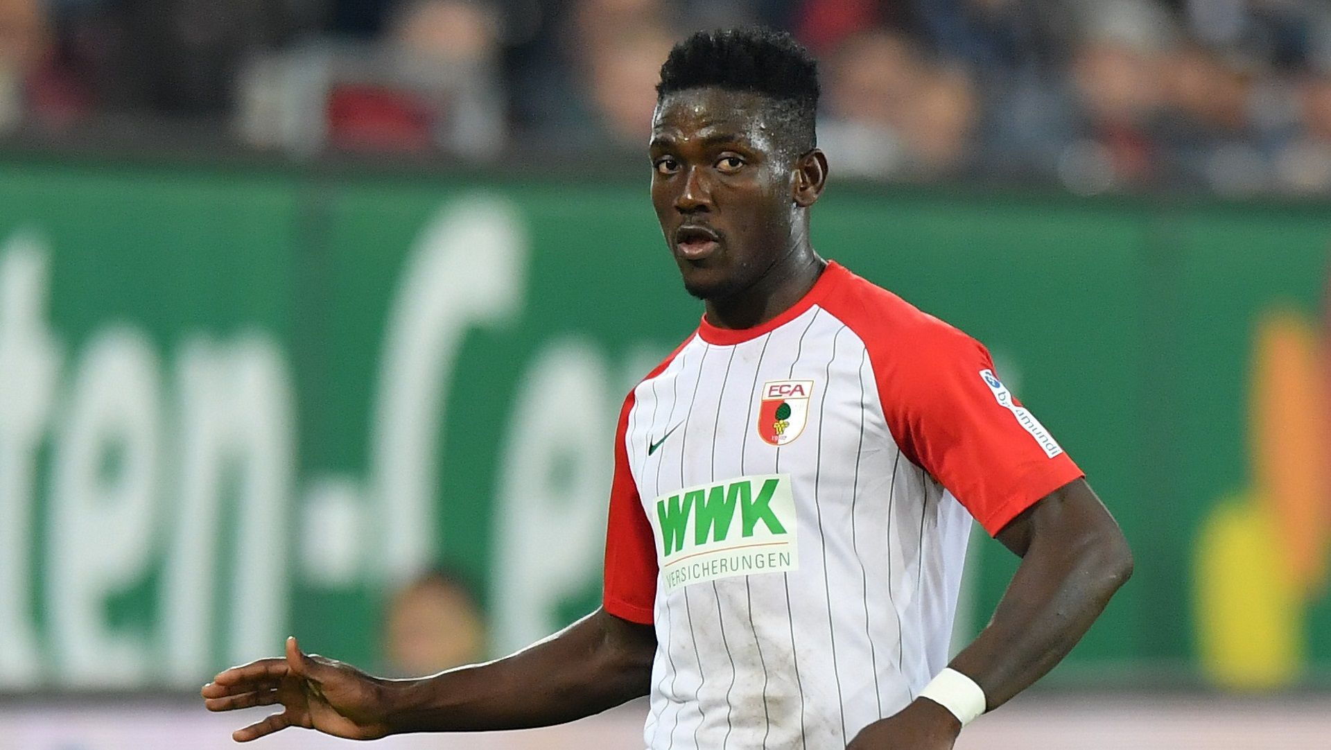 Daniel Opare of Augsburg