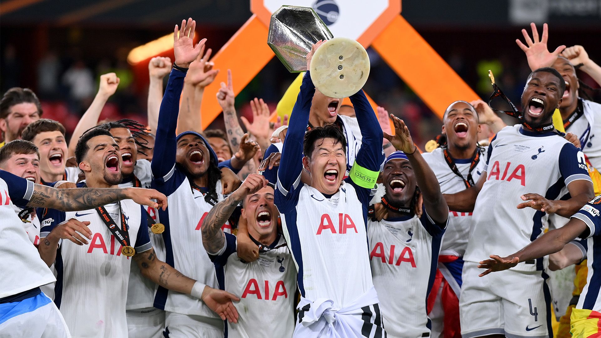 Tottenham Europa League trophy