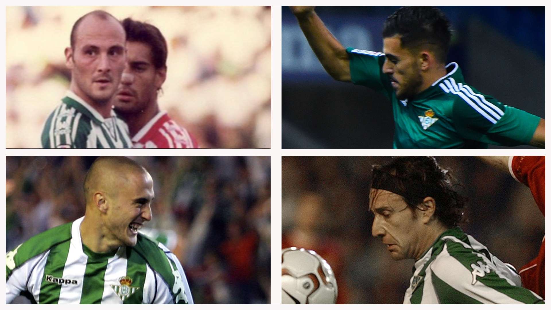 Roberto Ríos, Dani, Ceballos y Alfonso, Betis