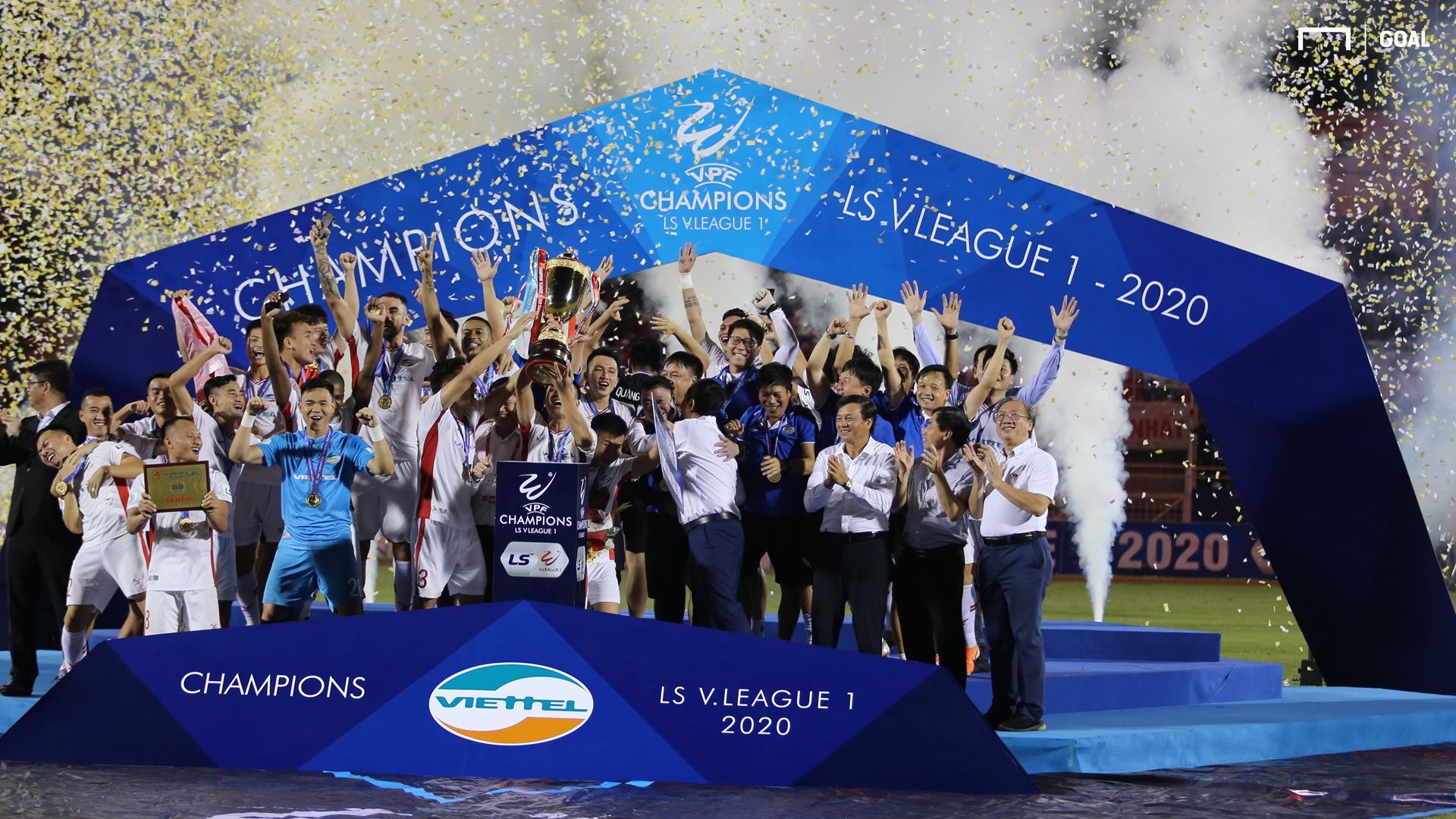 V.League 2020 | Sai Gon vs Viettel | Viettel Champions | Celebration