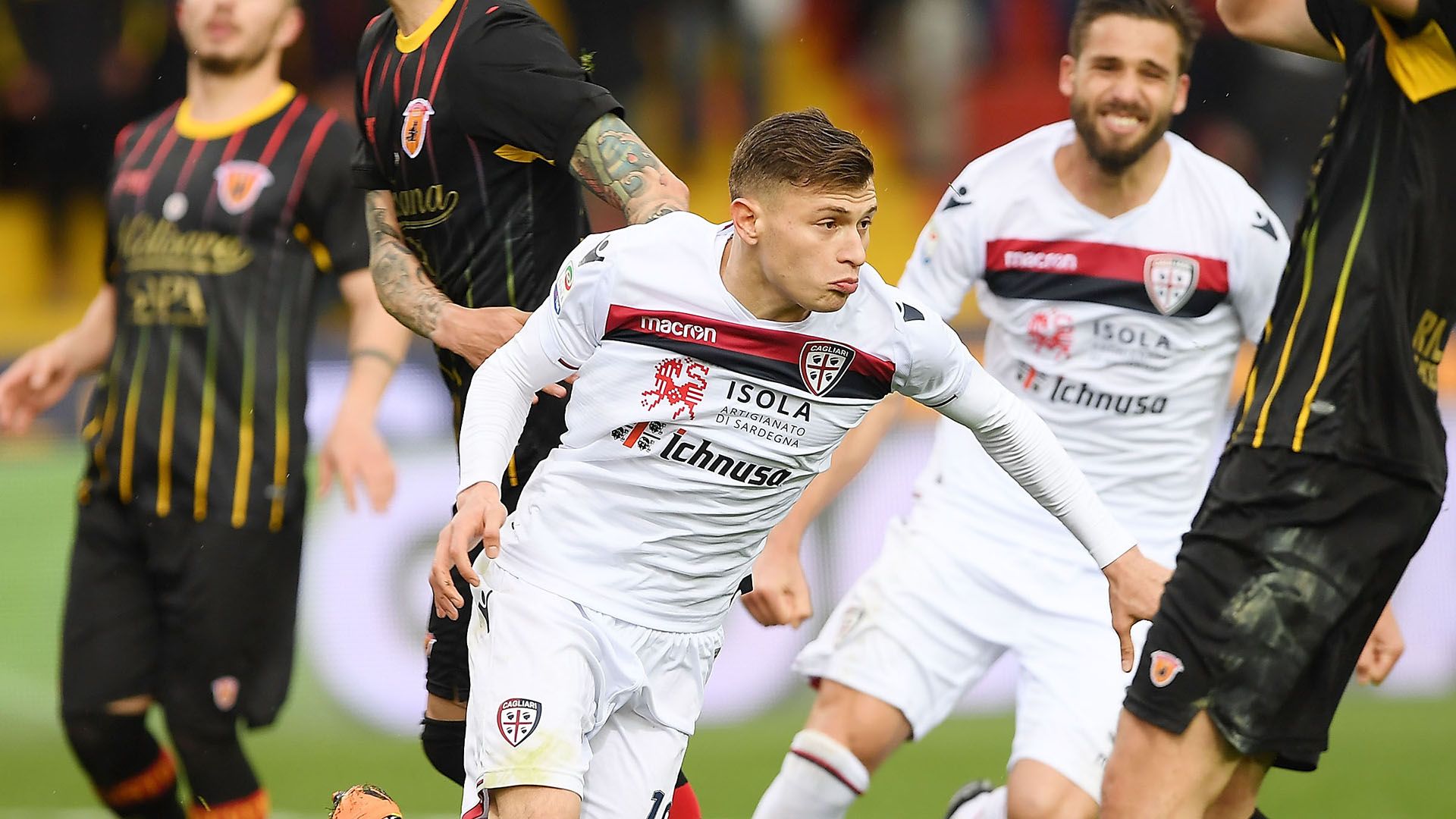 Nicolò Barella Benevento Cagliari Serie A