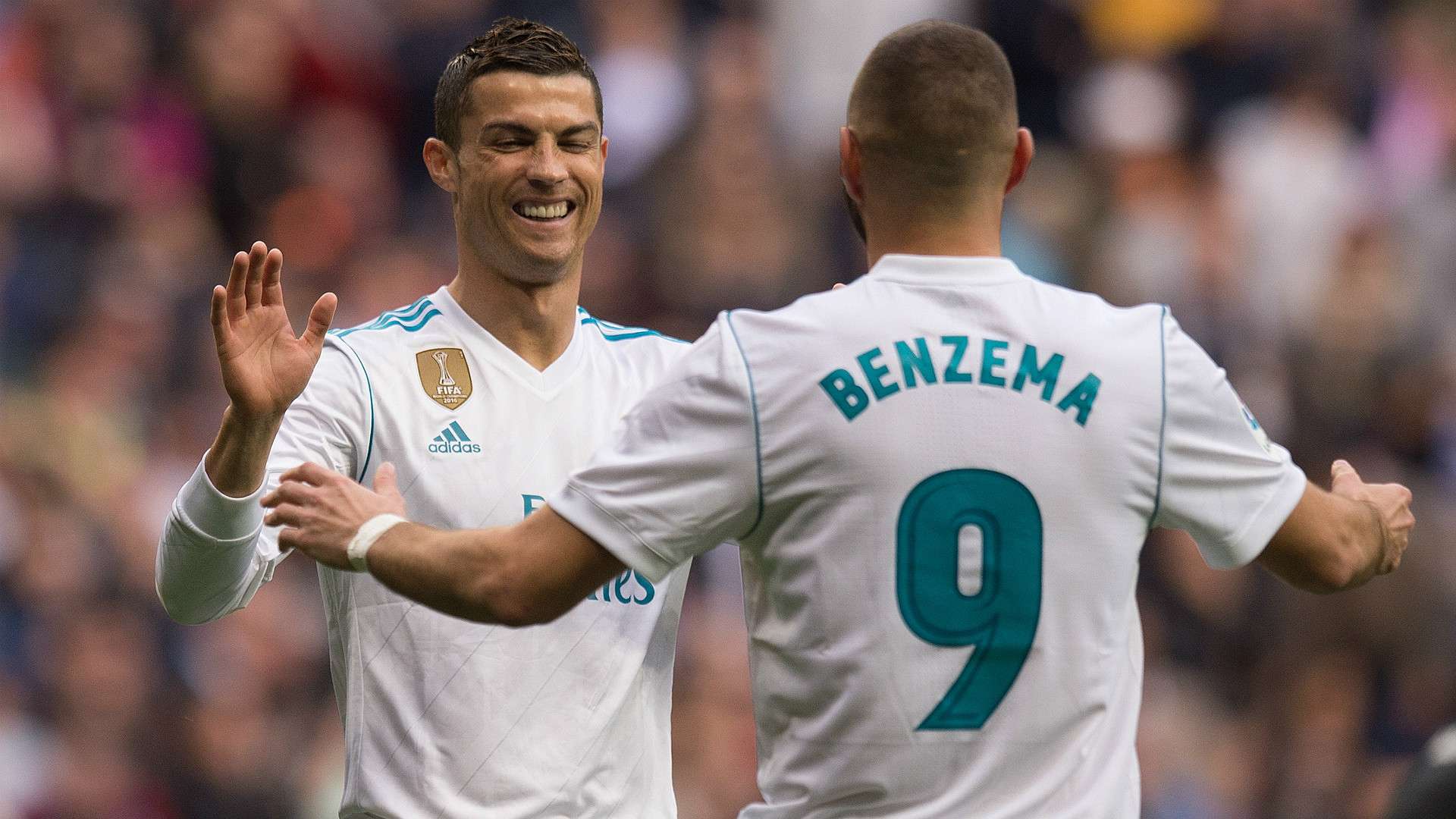 Cristiano Ronaldo Benzema Real Madrid Malaga