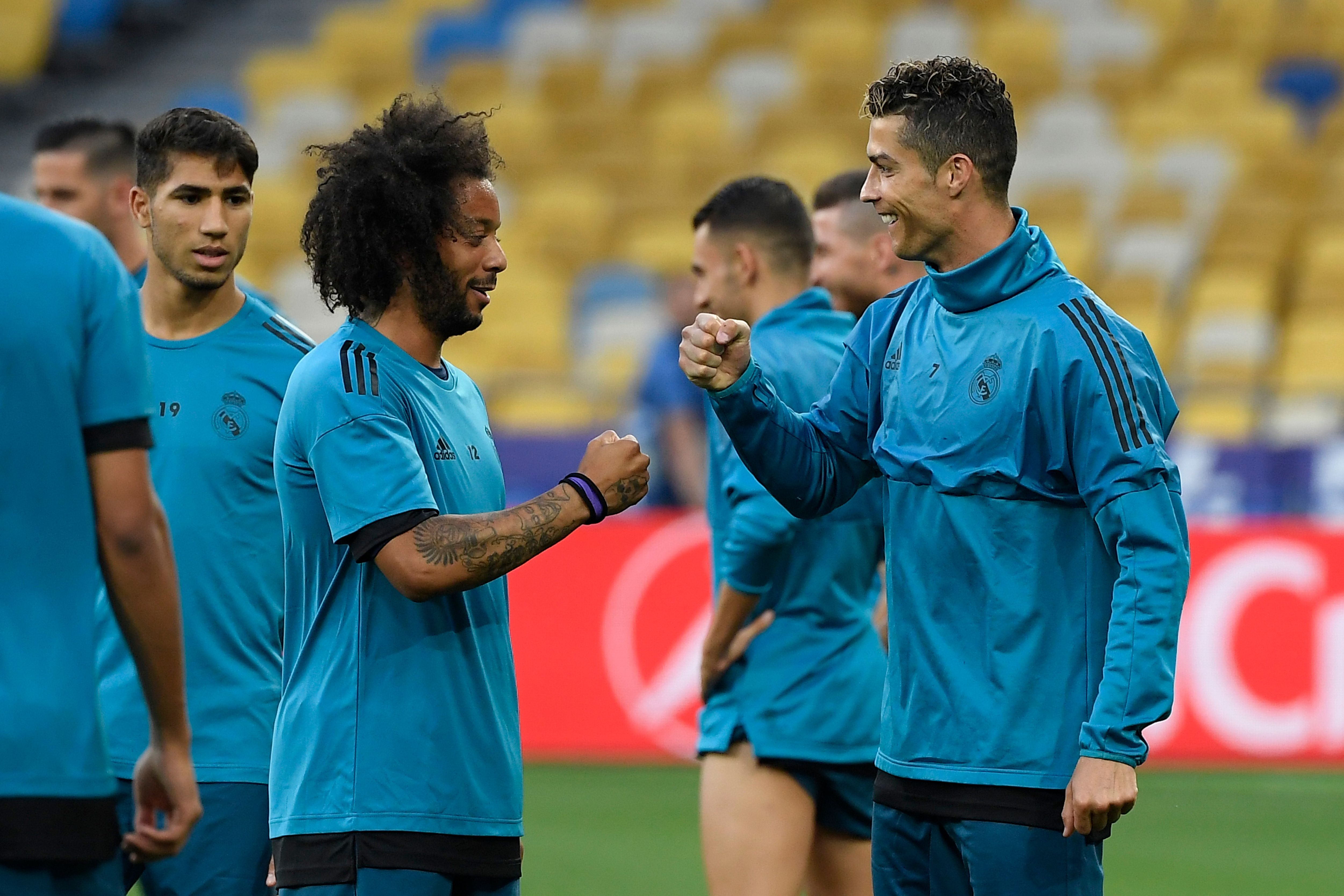 Marcelo Cristiano Ronaldo Real Madrid final UEFA Champions League 2018