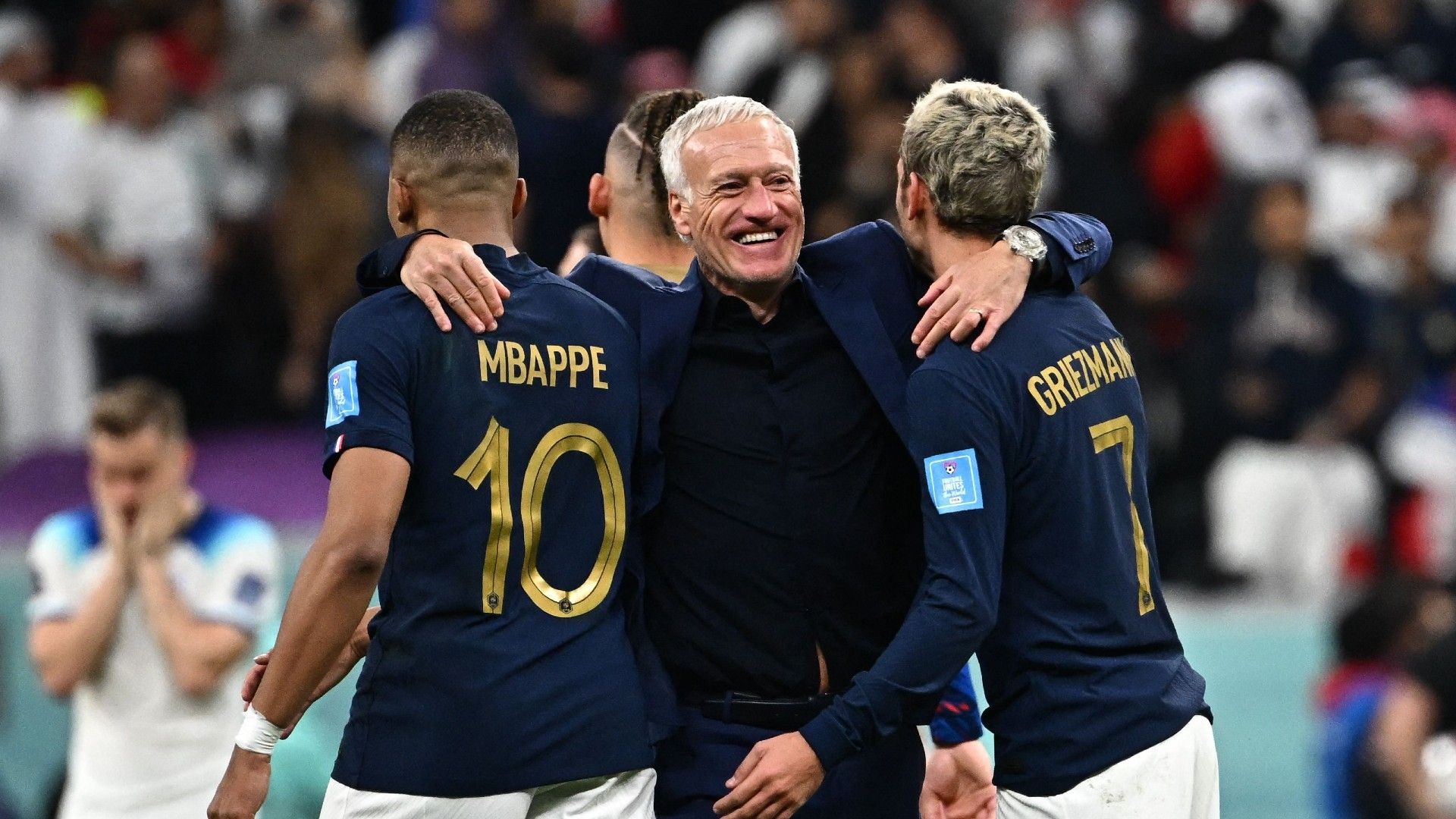 Mbappe - Deschamps - Griezmann