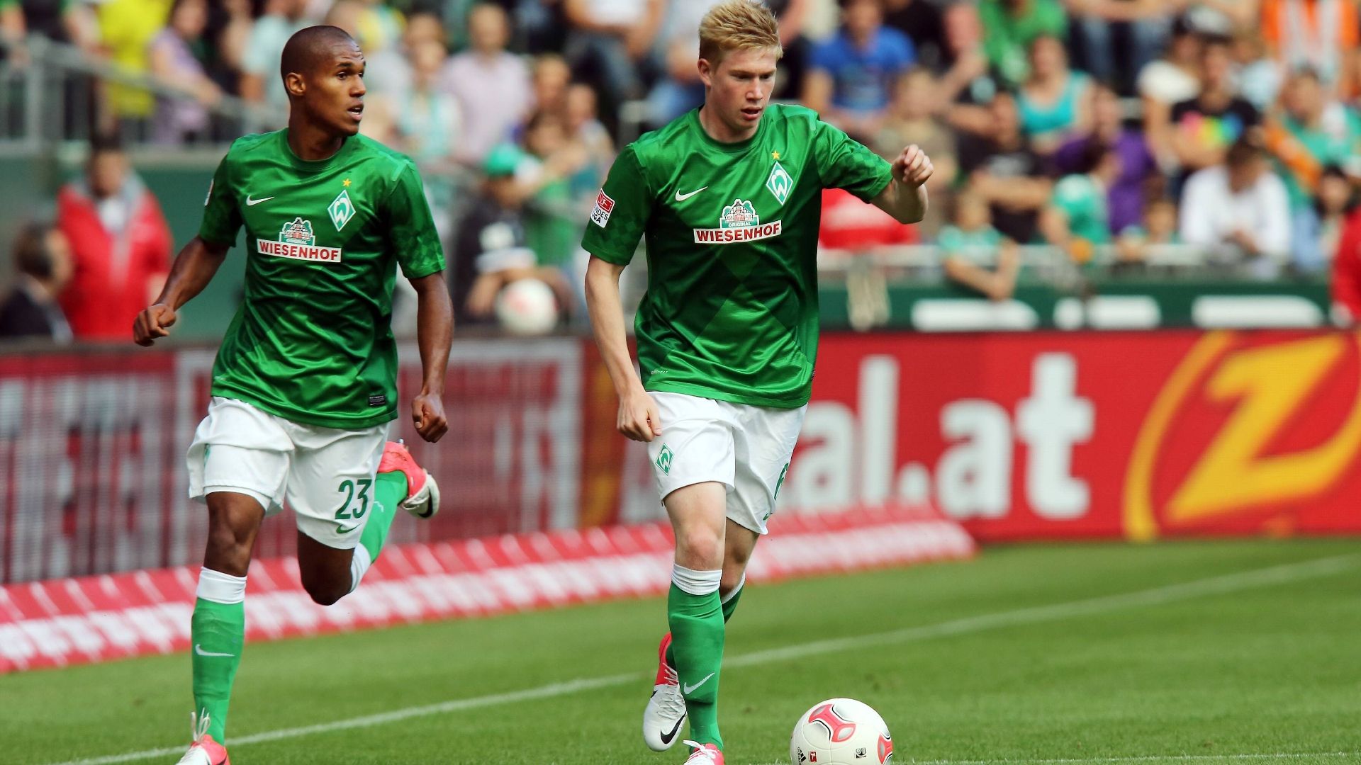 GER ONLY Gebre Selassie Kevin de Bruyne Werder Bremen 2012