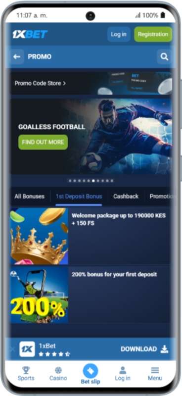 1xBet App Welcome Bonus