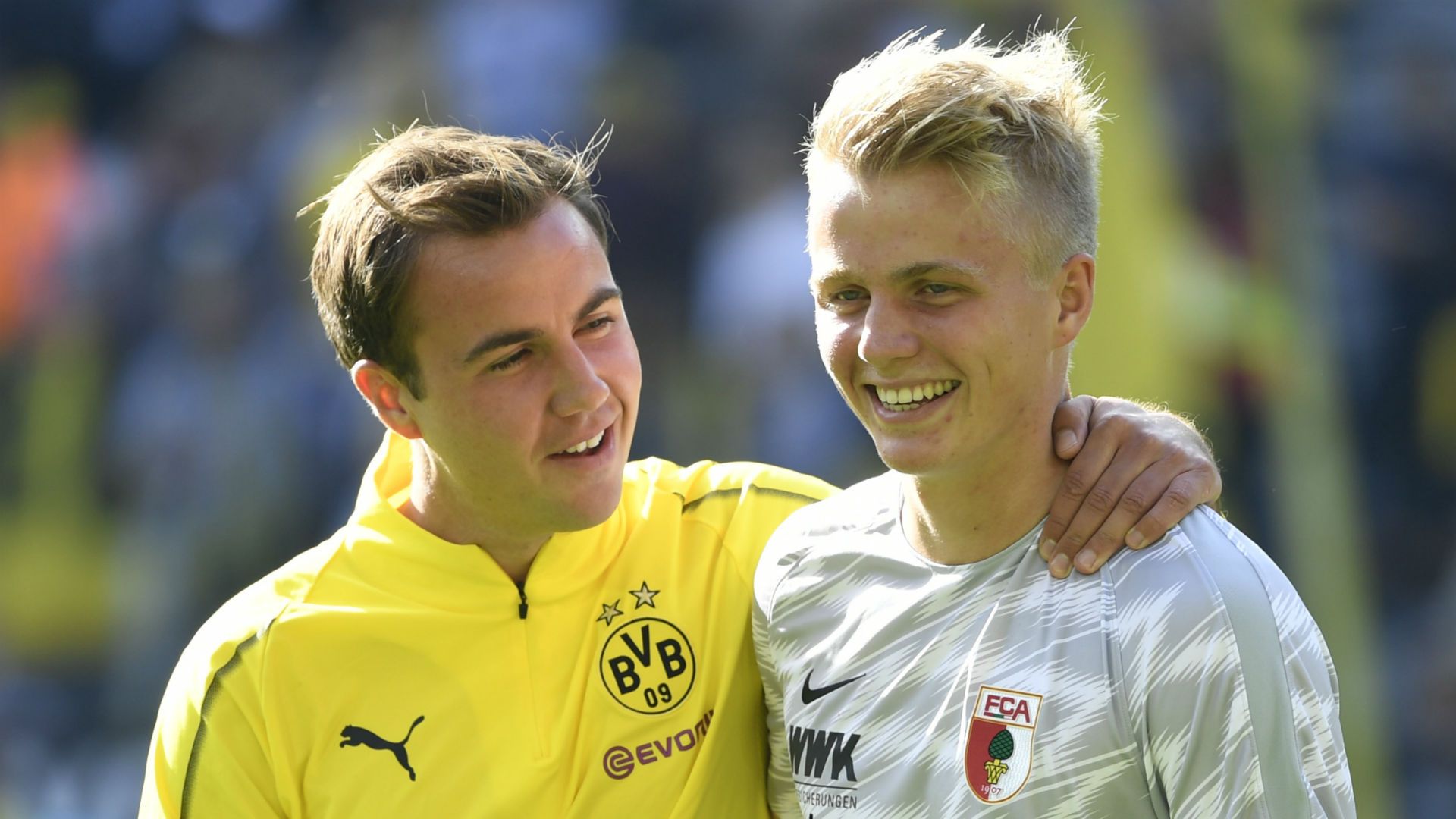 Mario Gotze Borussia Dortmund Felix Gotze Augsburg