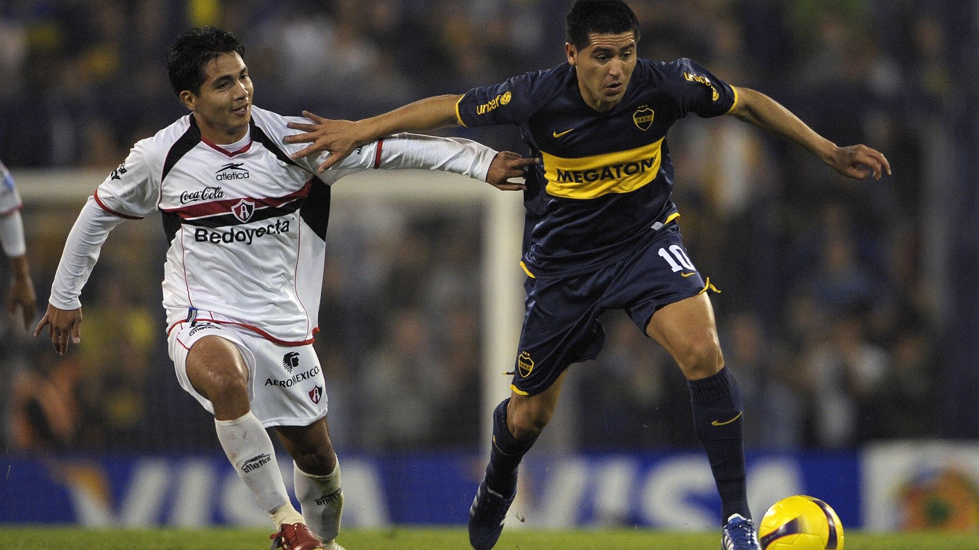 Juan Roman Riquelme Boca Atlas Copa Libertadores 2008