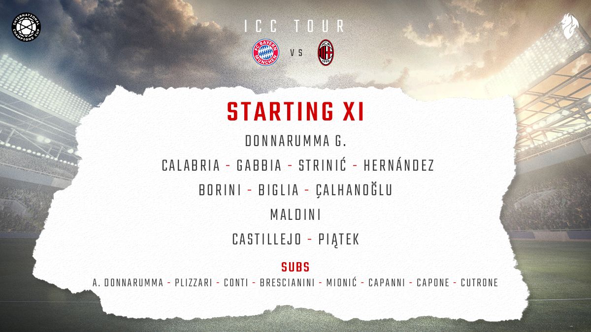 Milan's XI