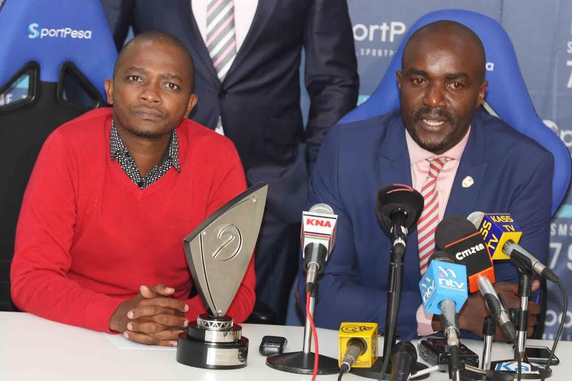 KPL CEO Jack Oguda and FKF boss Nick Mwendwa