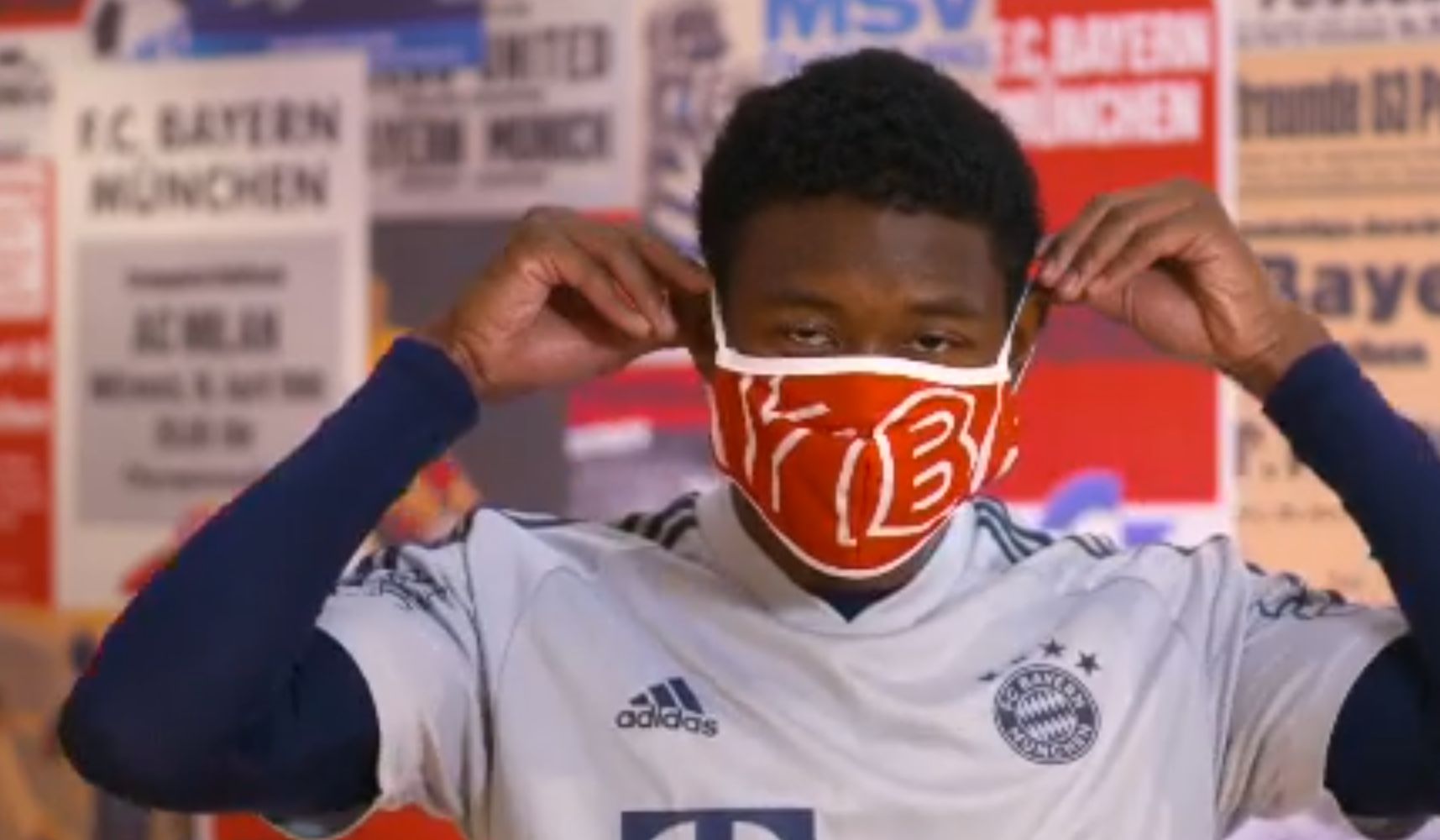 David Alaba Corona Mask