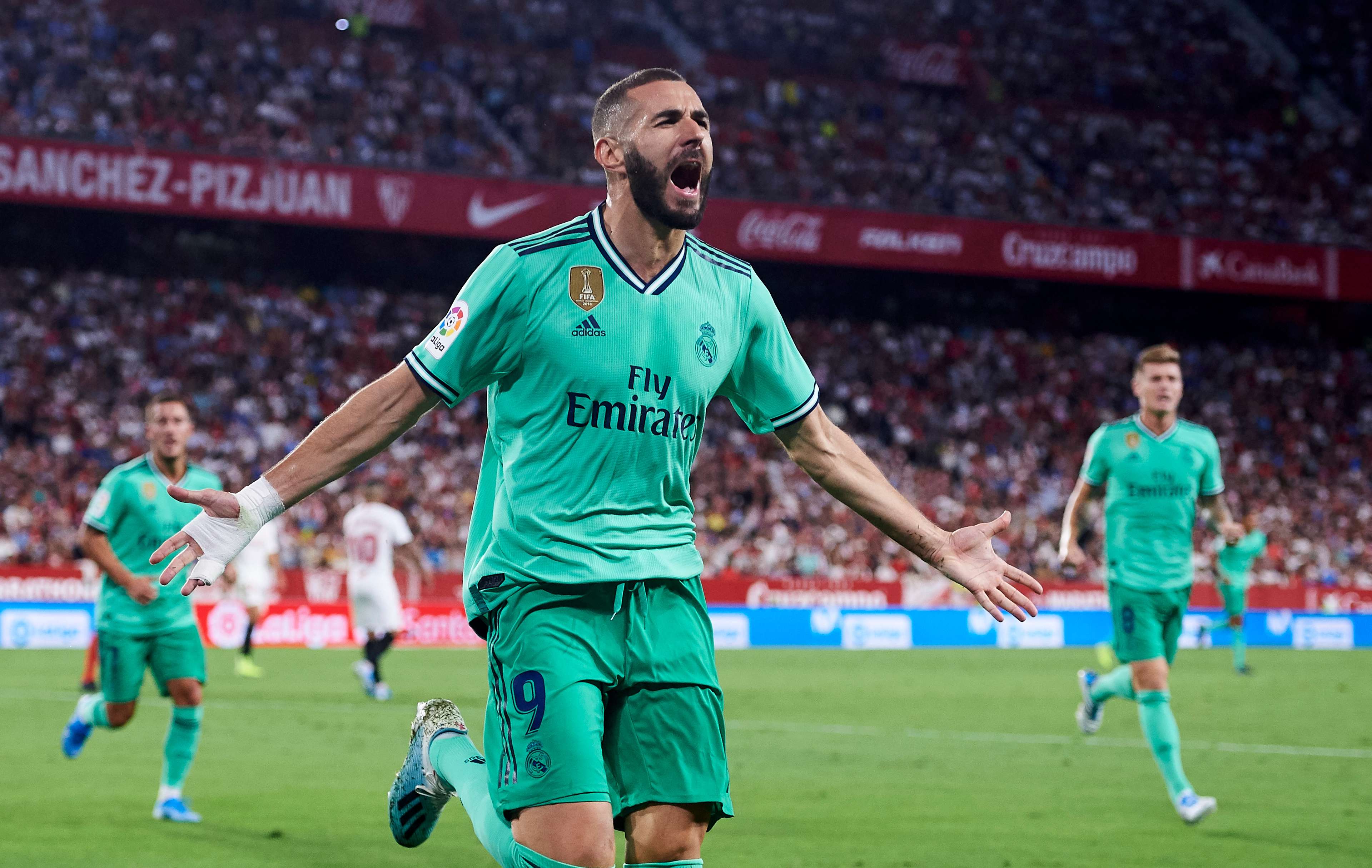 Karim Benzema Sevilla Real Madrid LaLiga