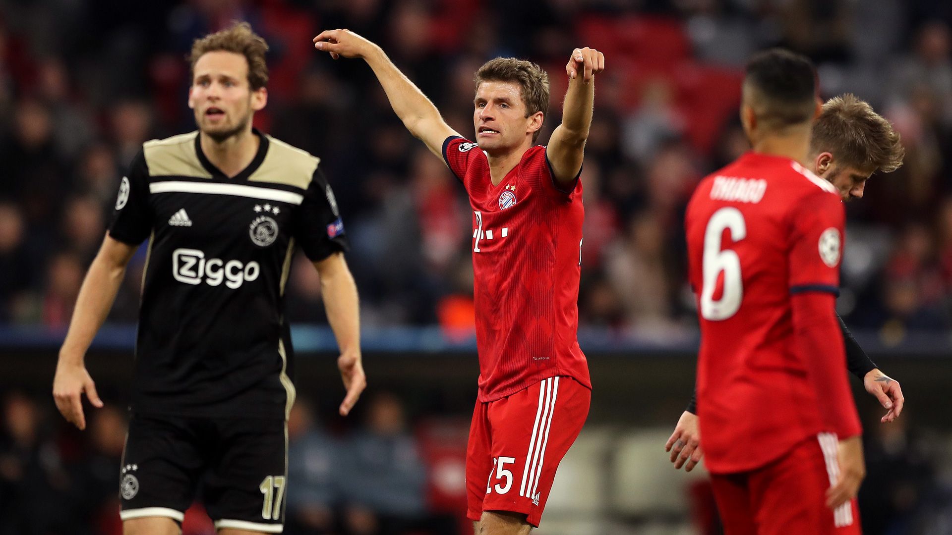 Thomas Müller FC Bayern Champions League 02102018