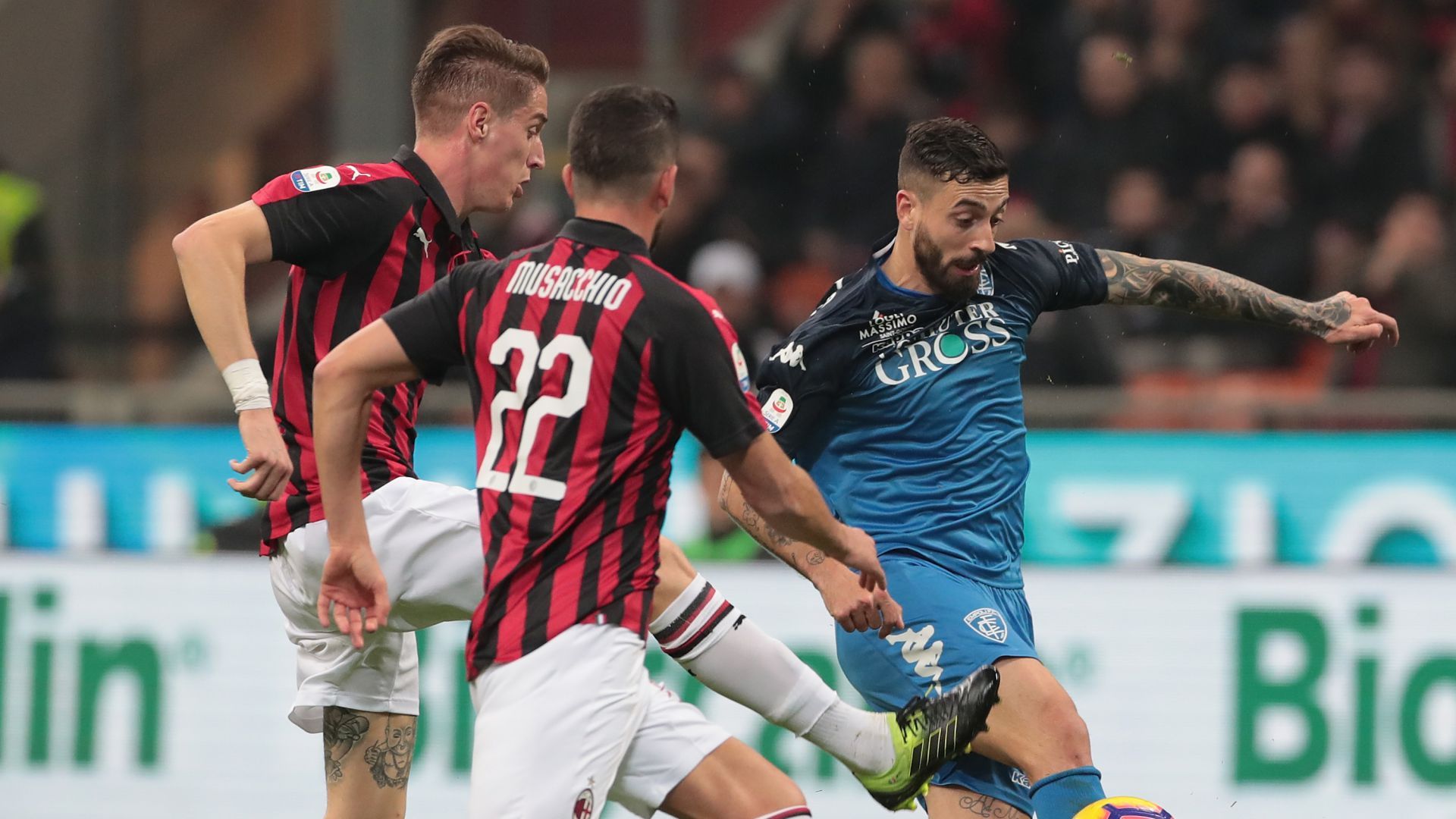 Francesco Caputo Milan Empoli Serie A