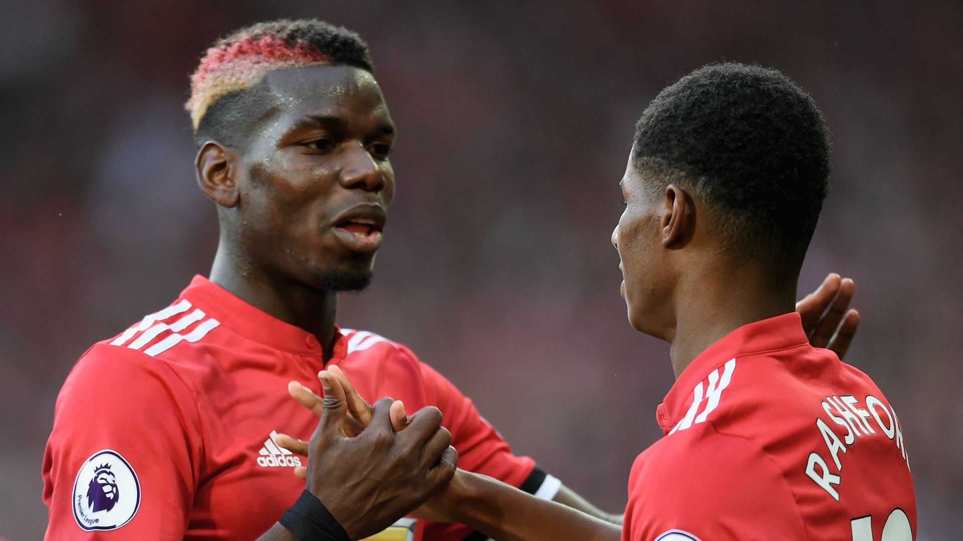 Paul Pogba and Marcus Rashford