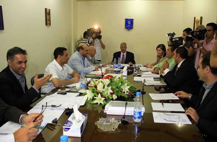 Egyptian Football Federation Council under the chairmanship of Gamal Allam