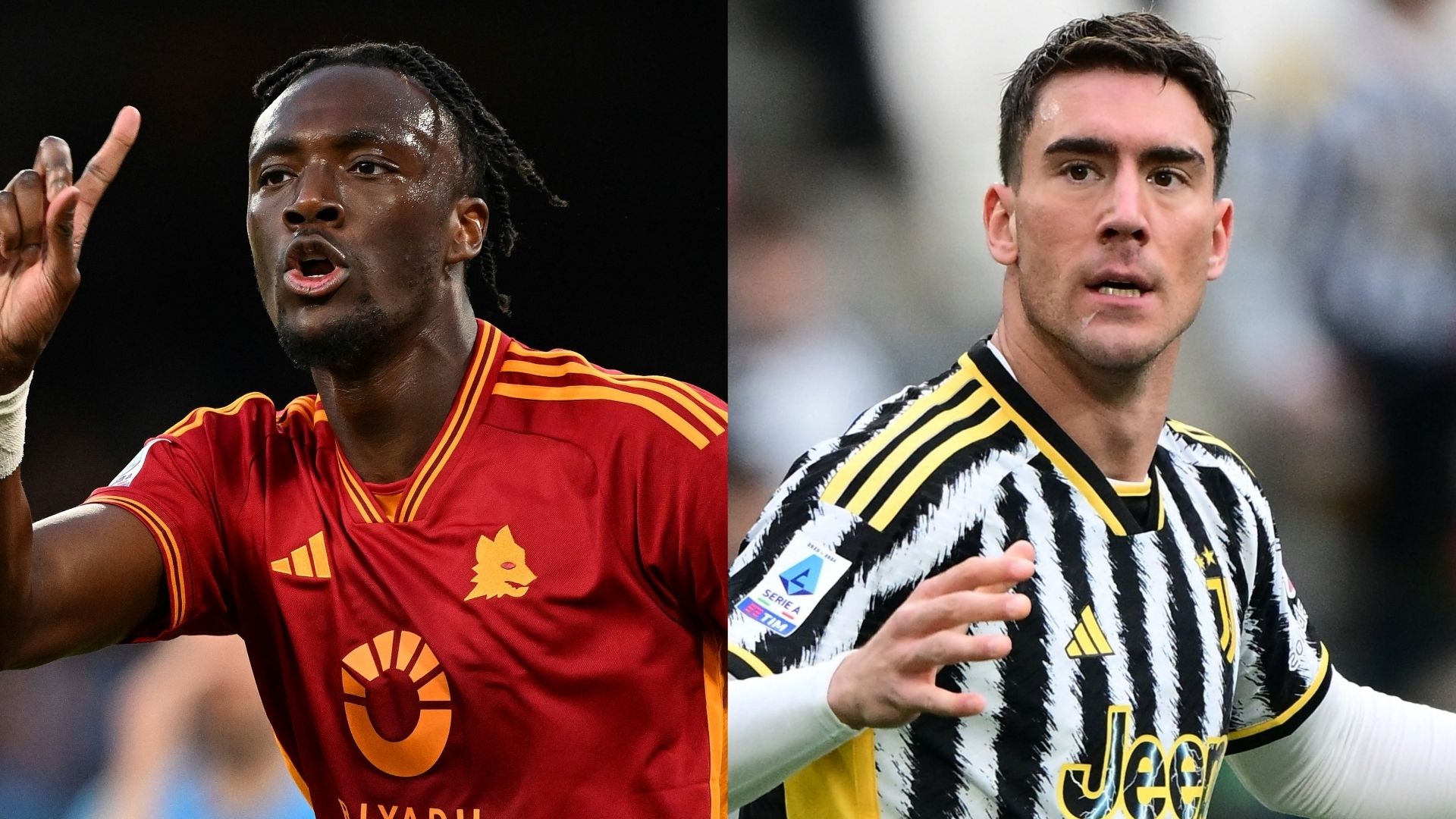 Tammy Abraham Roma Dusan Vlahovic Juventus