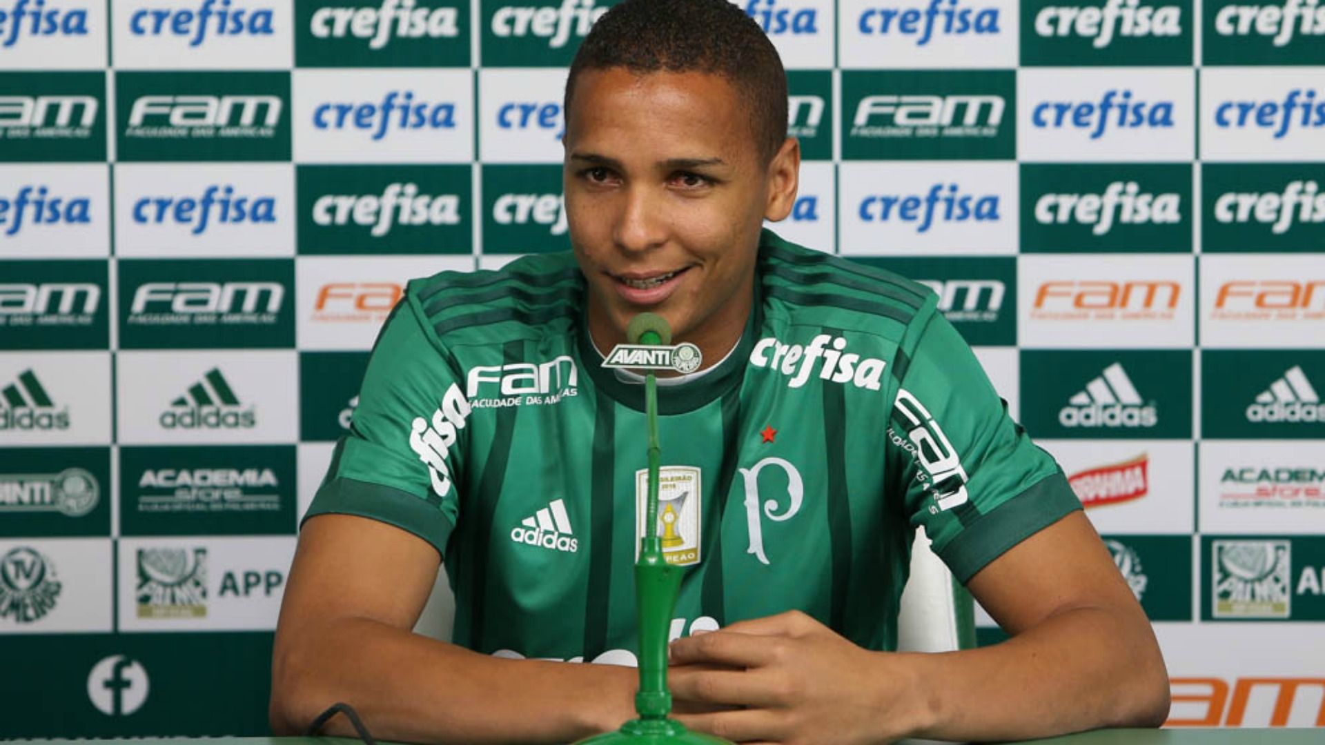 deyverson palmeiras apresentação 17 07 2017