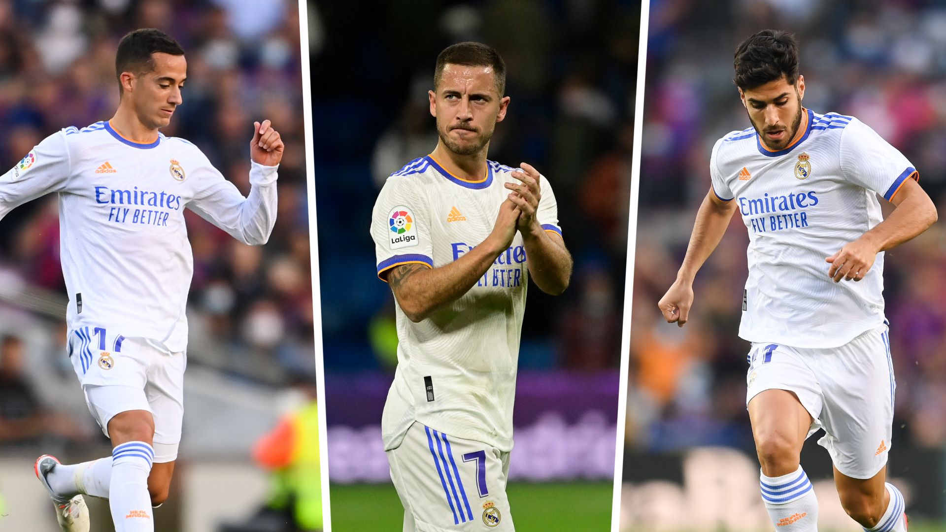 Lucas Vázquez, Asensio y Hazard