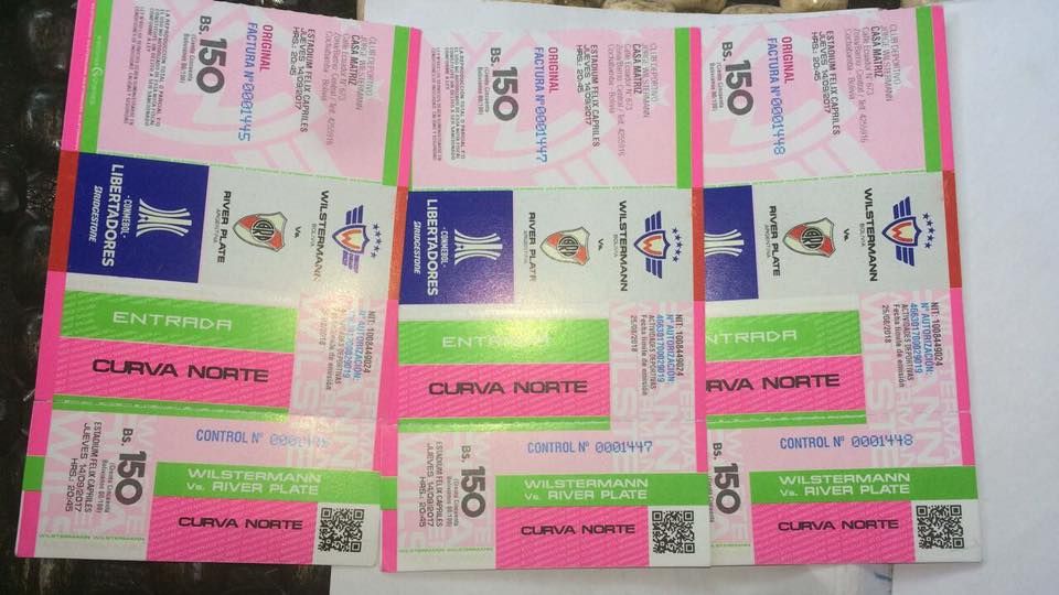 Entradas Wilstermann River Plate