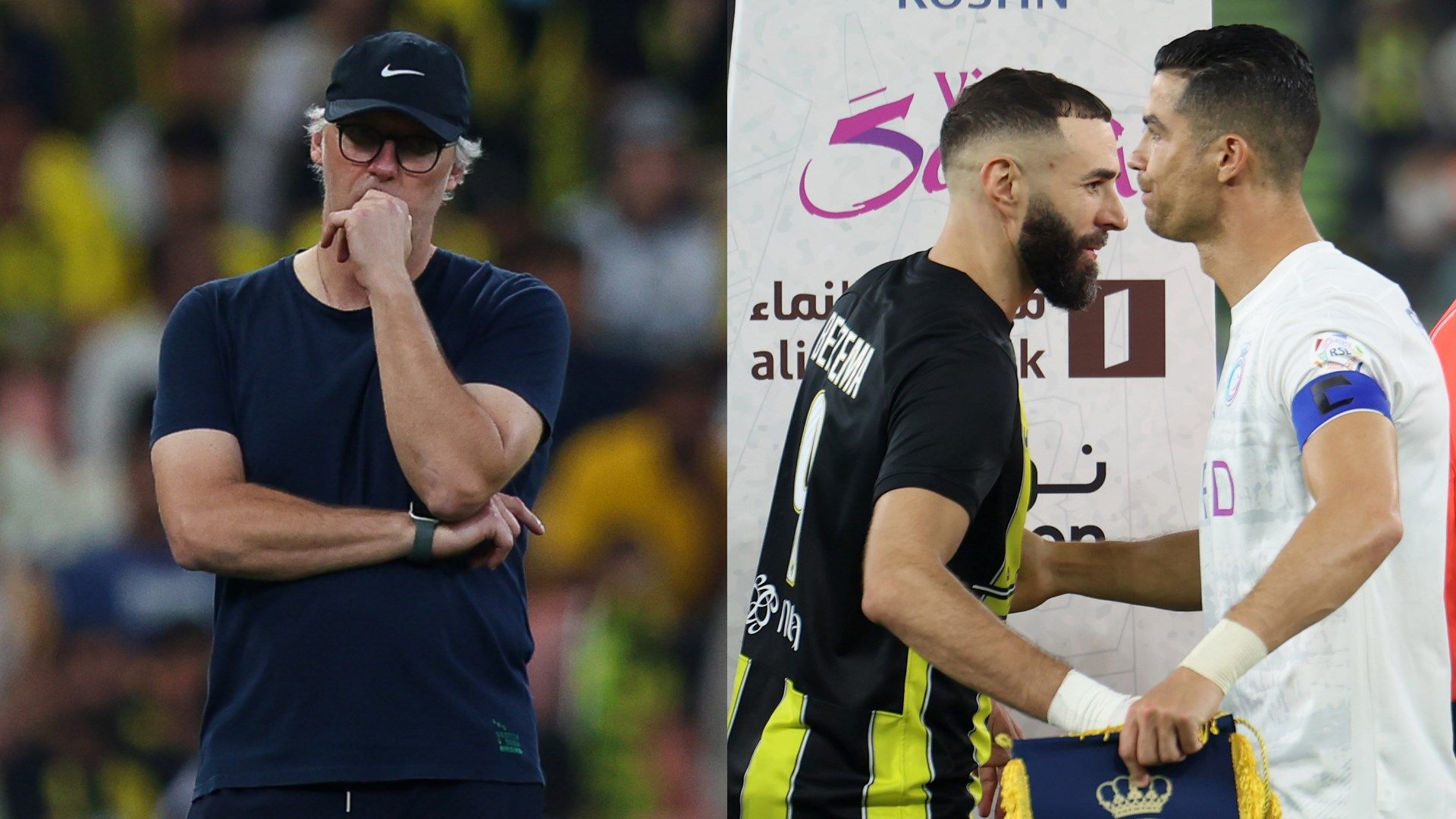 Laurent Blanc Ittihad Karim Benzema Cristiano Ronaldo