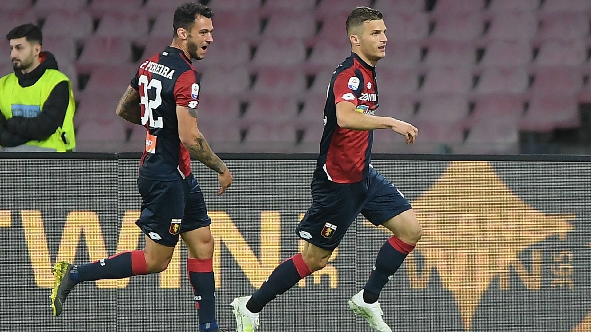 Napoli Genoa Pedro Pereira Lazovic