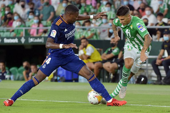 David Alaba; Real Madrid Vs Real Betis 2021/22