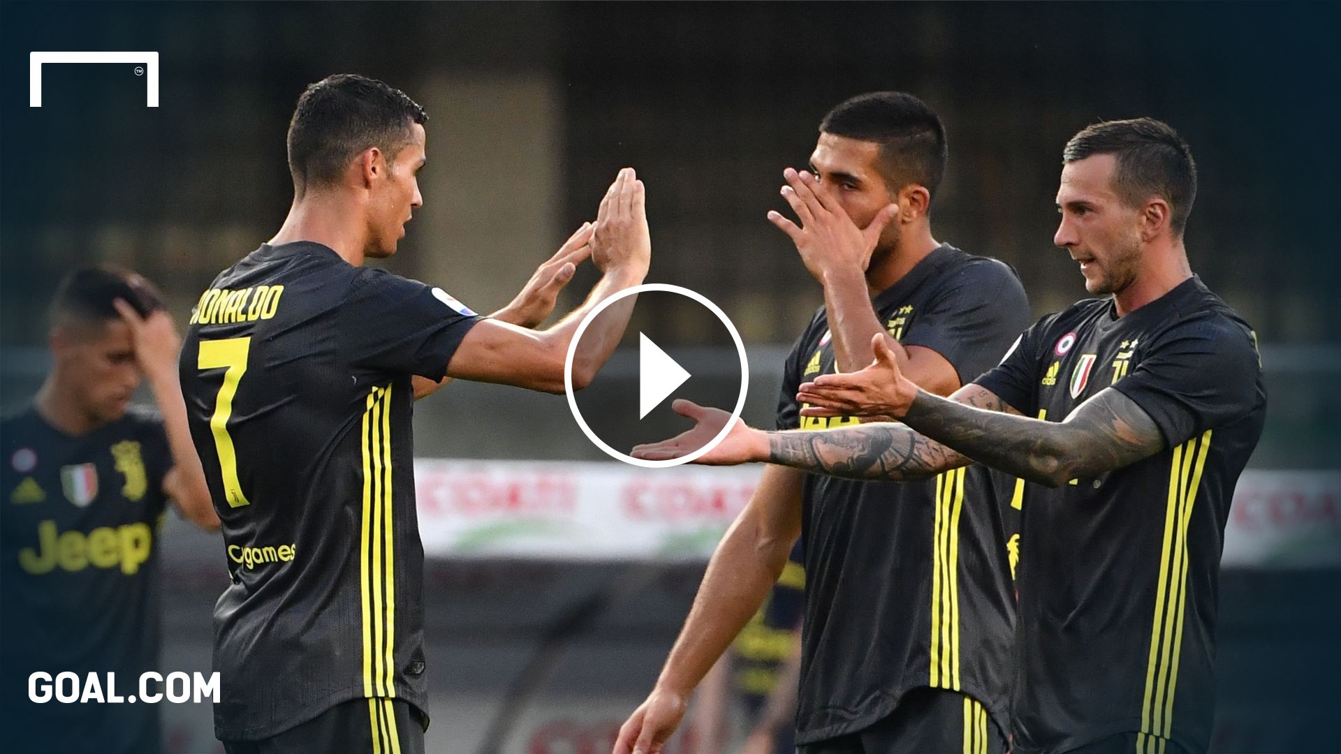 Playbutton Juventus Ronaldo Bernardeschi