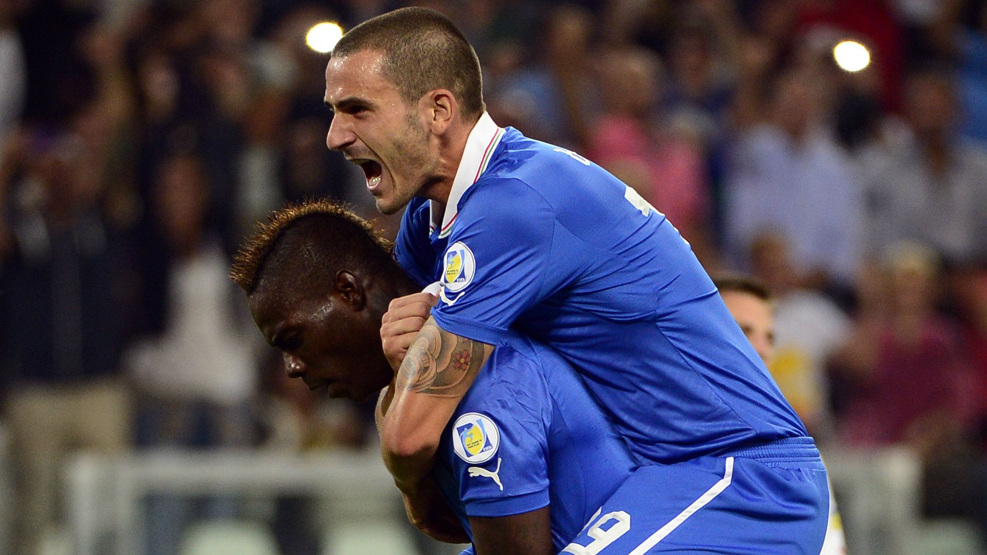 Balotelli Bonucci Italy