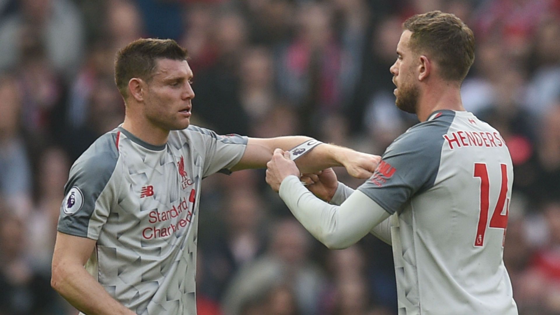 James Milner Jordan Henderson Liverpool 2019