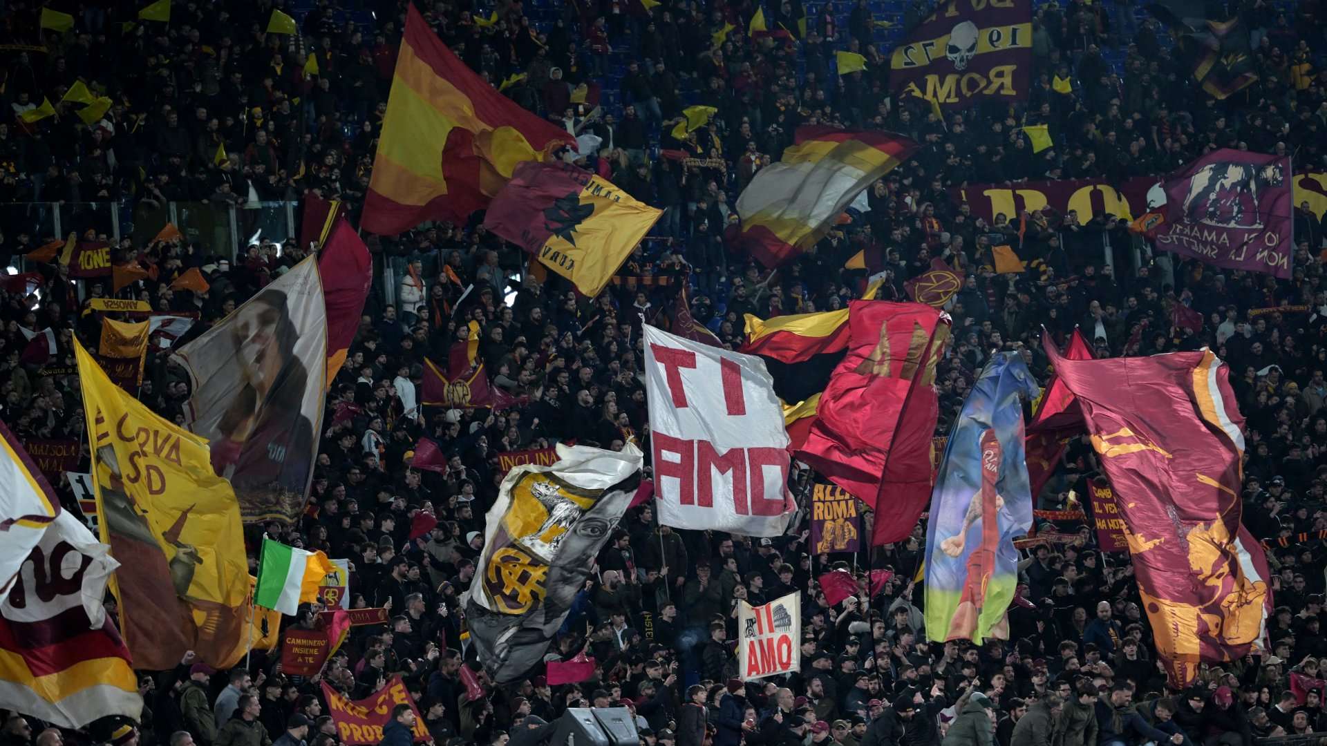 Roma fans 2024