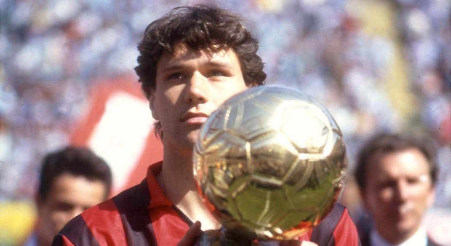 Marco Van Basten Milan Ballon D'or