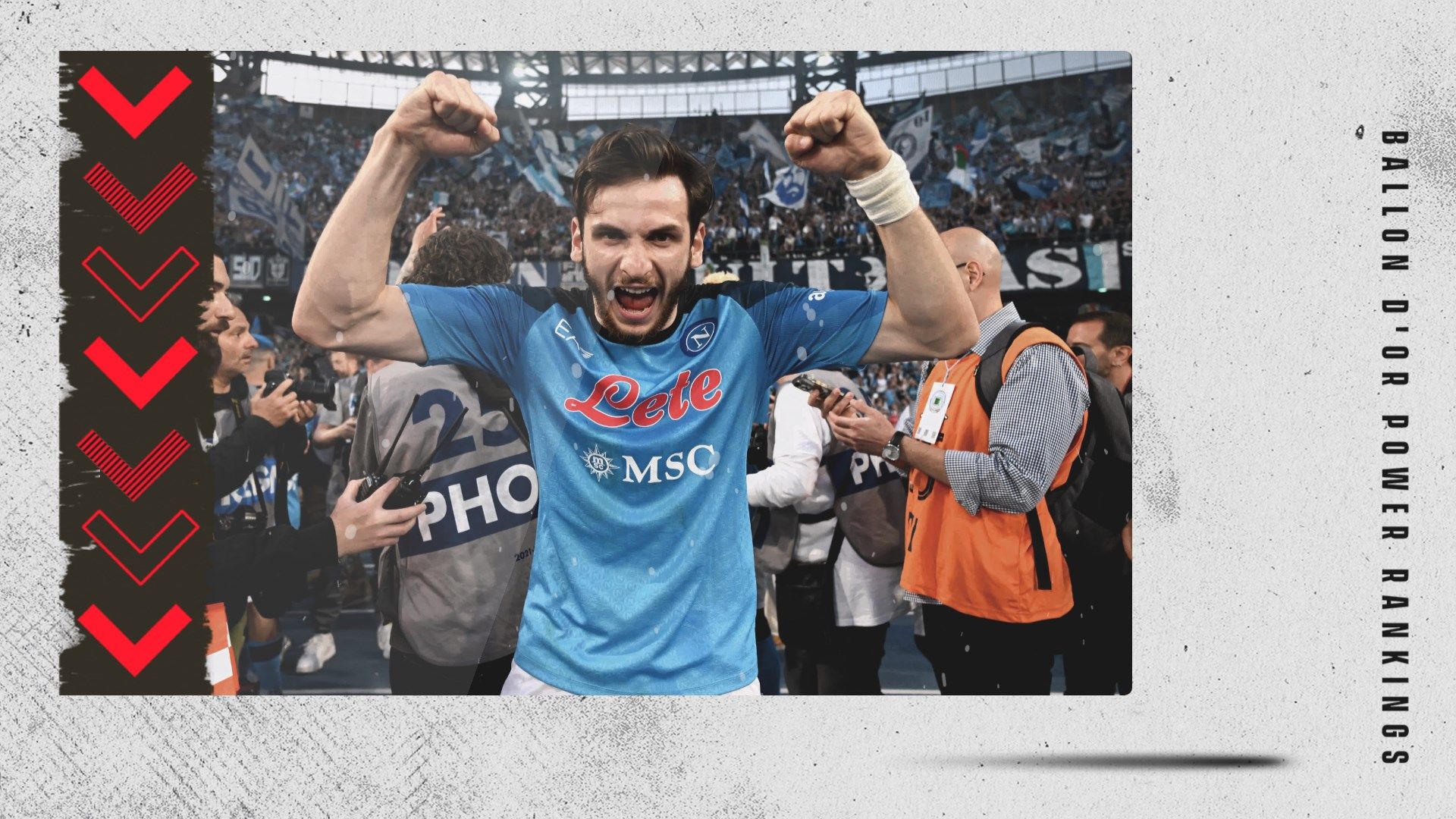 Khvicha Kvaratskhelia Ballon d'Or Rankings GFX