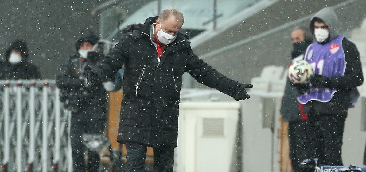 Fatih Terim Galatasaray Coach vs. Besiktas 01/17/21