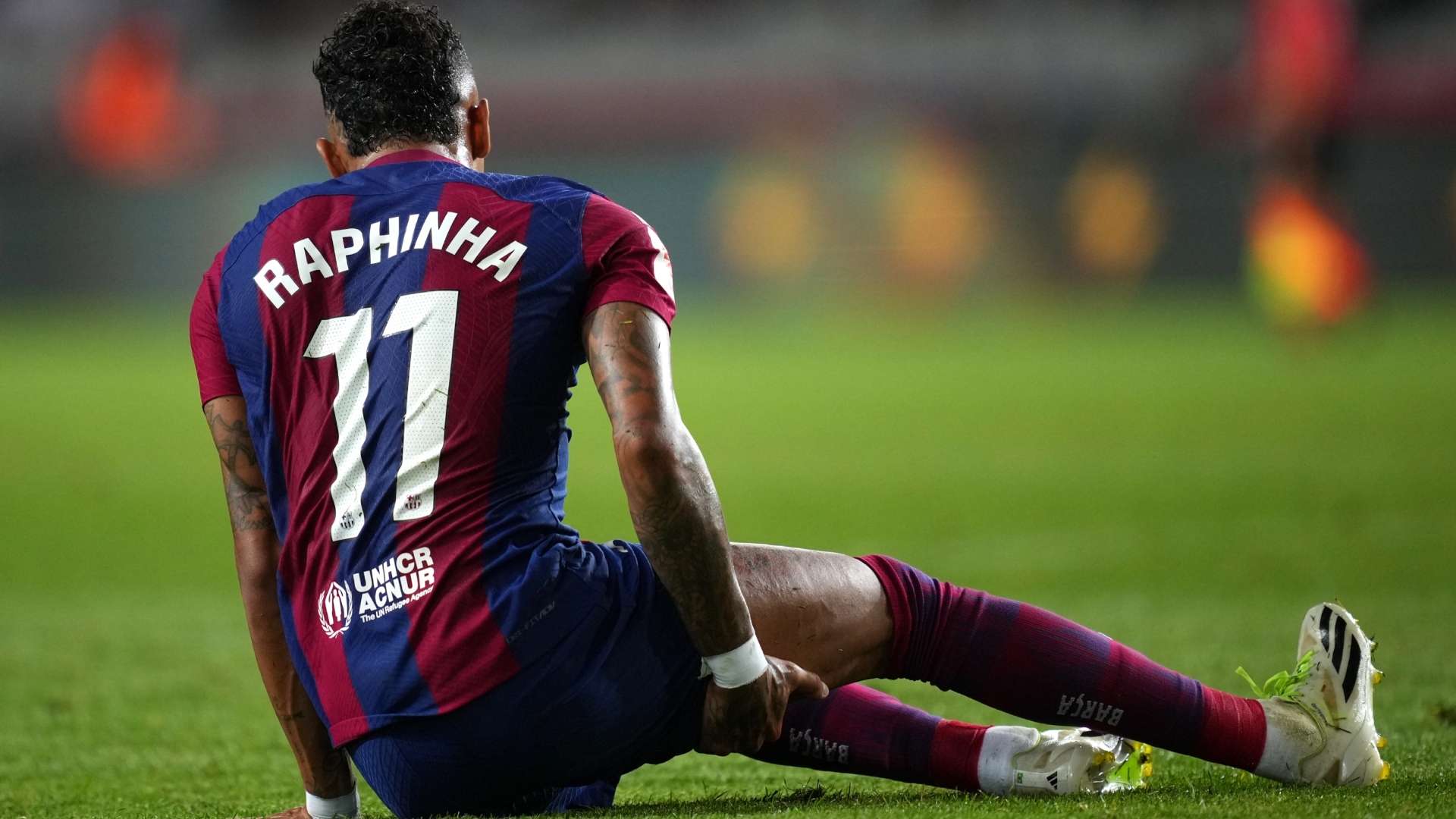 Blow for Barcelona! Raphinha sidelined with hamstring injury after pulling  up in La Liga win over Sevilla | Goal.com US