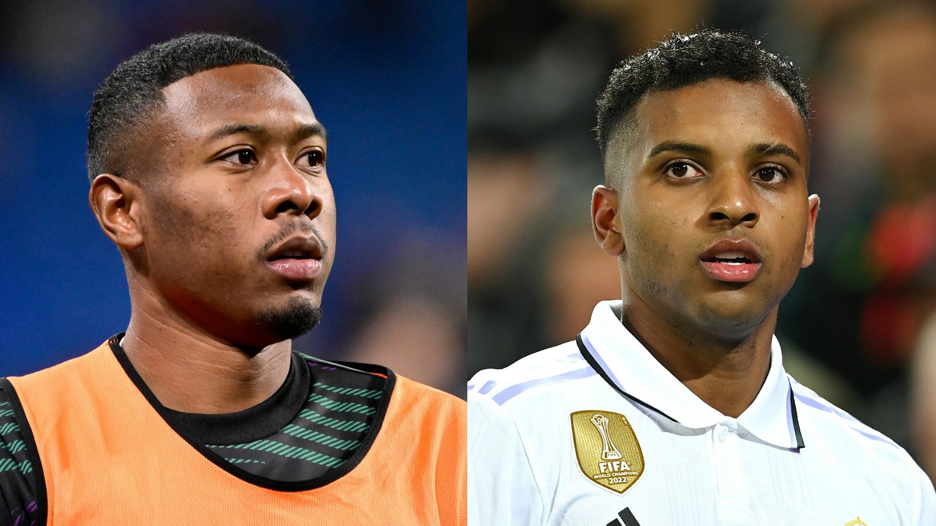 David Alaba Rodrygo Real Madrid split