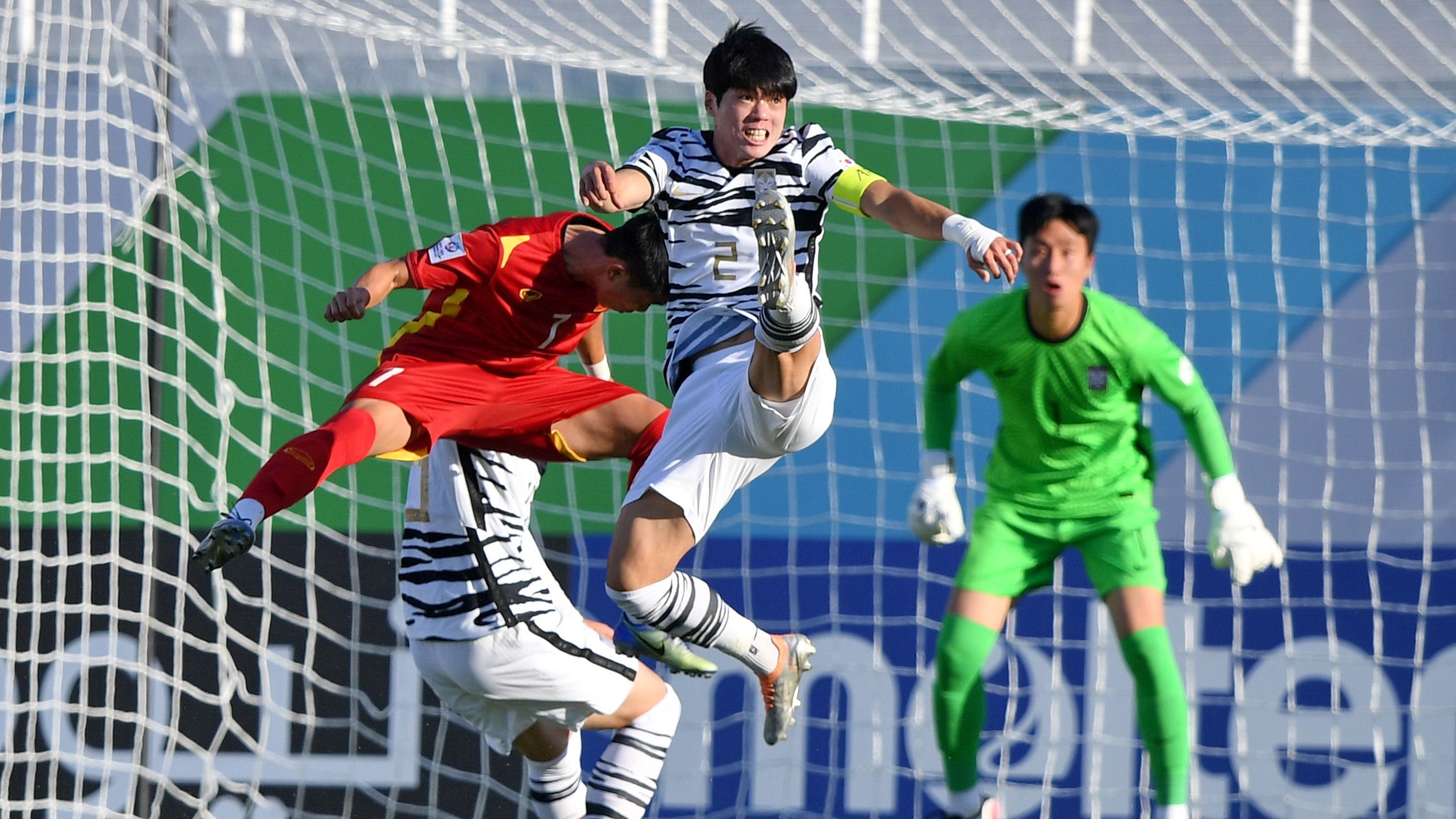 Le Van Do Choi Jun U23 Vietnam vs U23 South Korea 2022 AFC U23 Asian Cup