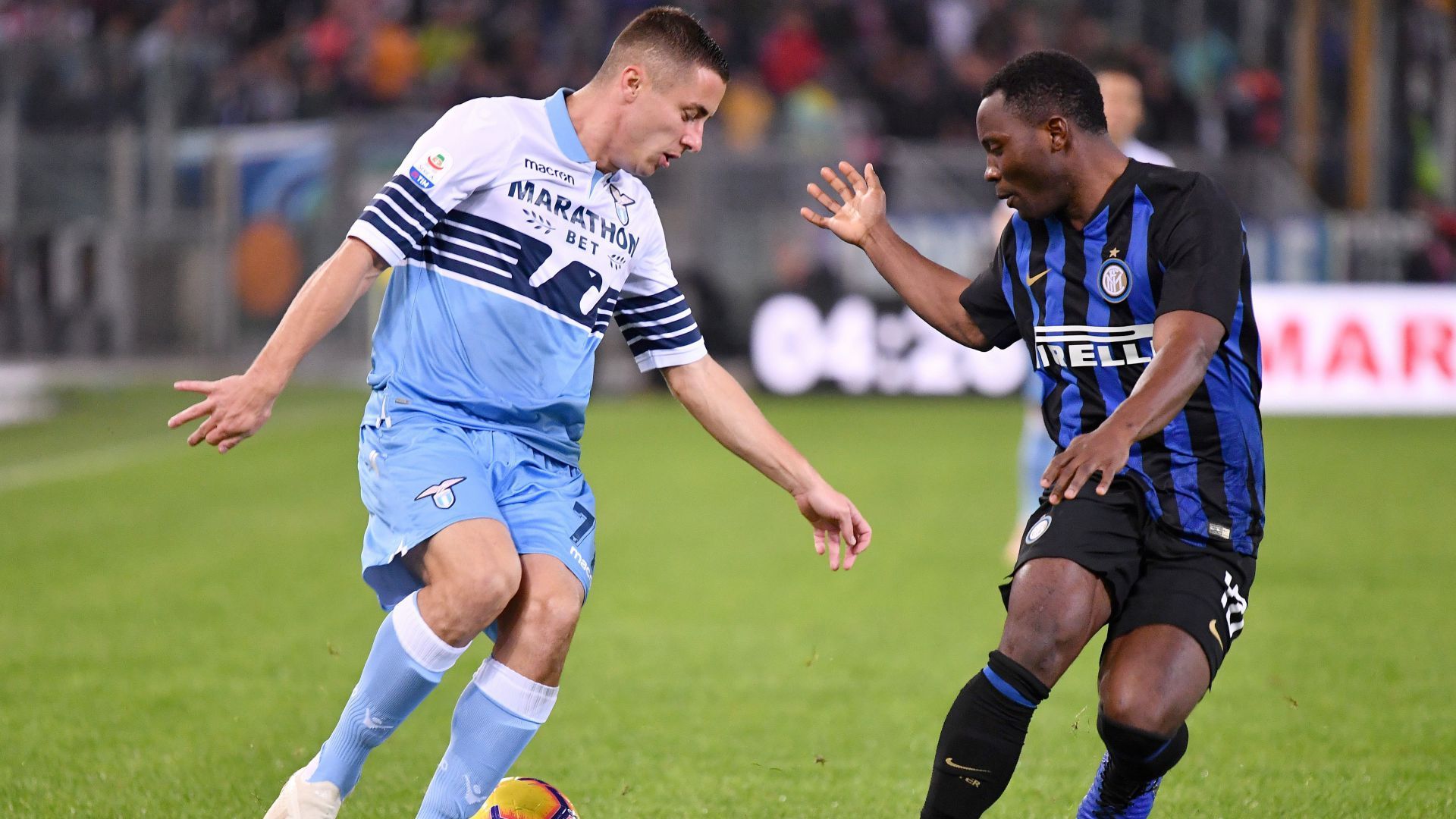 Adam Marusic Kwadwo Asamoah Lazio Inter