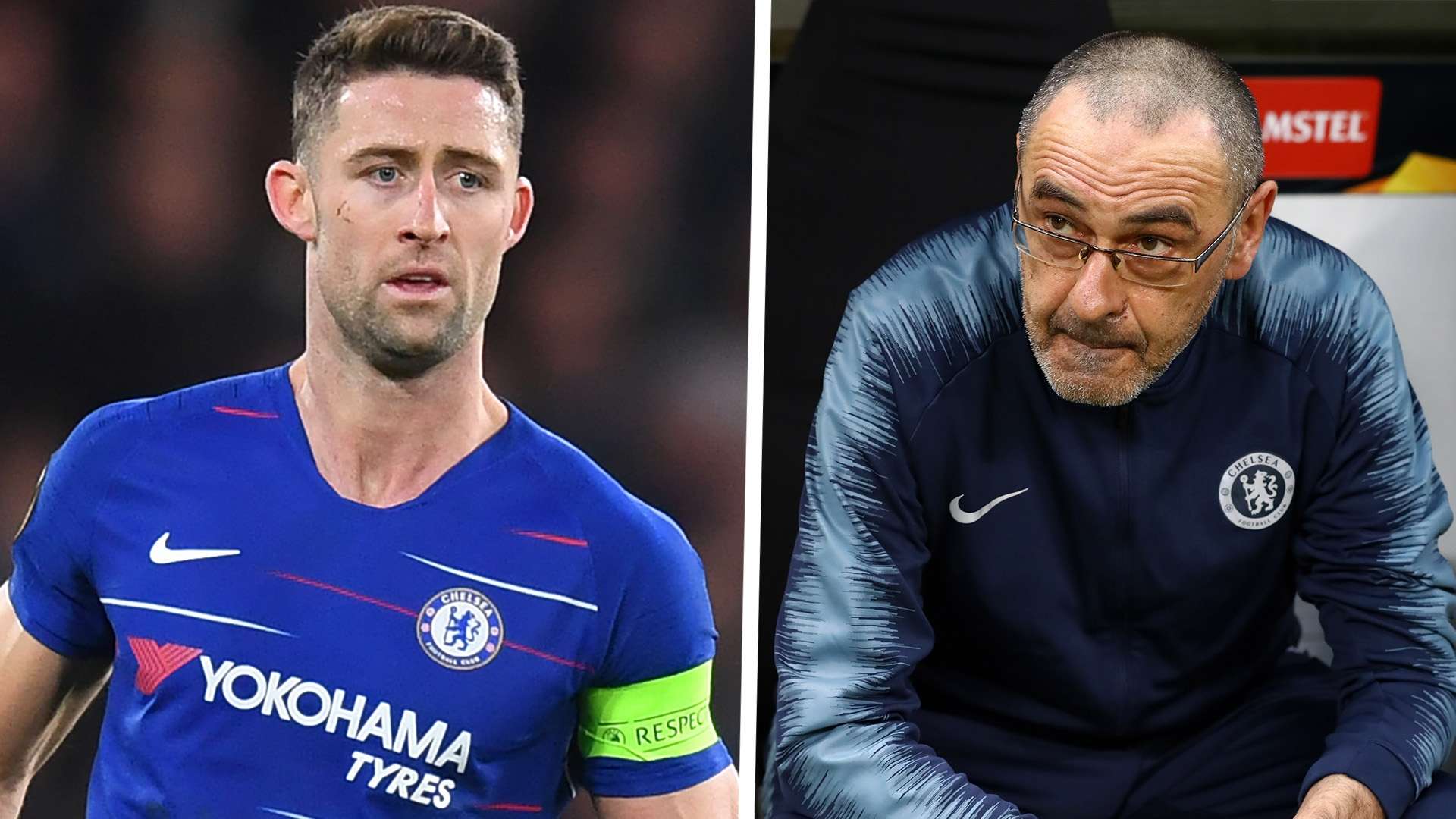 Gary Cahill Maurizio Sarri Chelsea