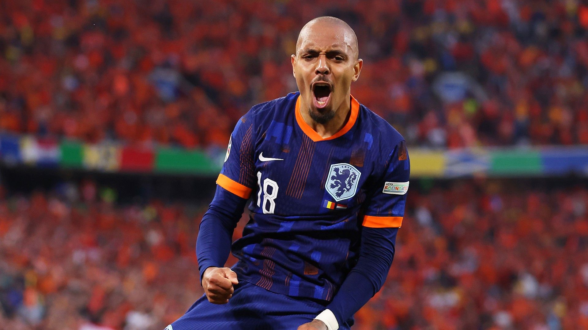 Donyell Malen Netherlands Euro 2024