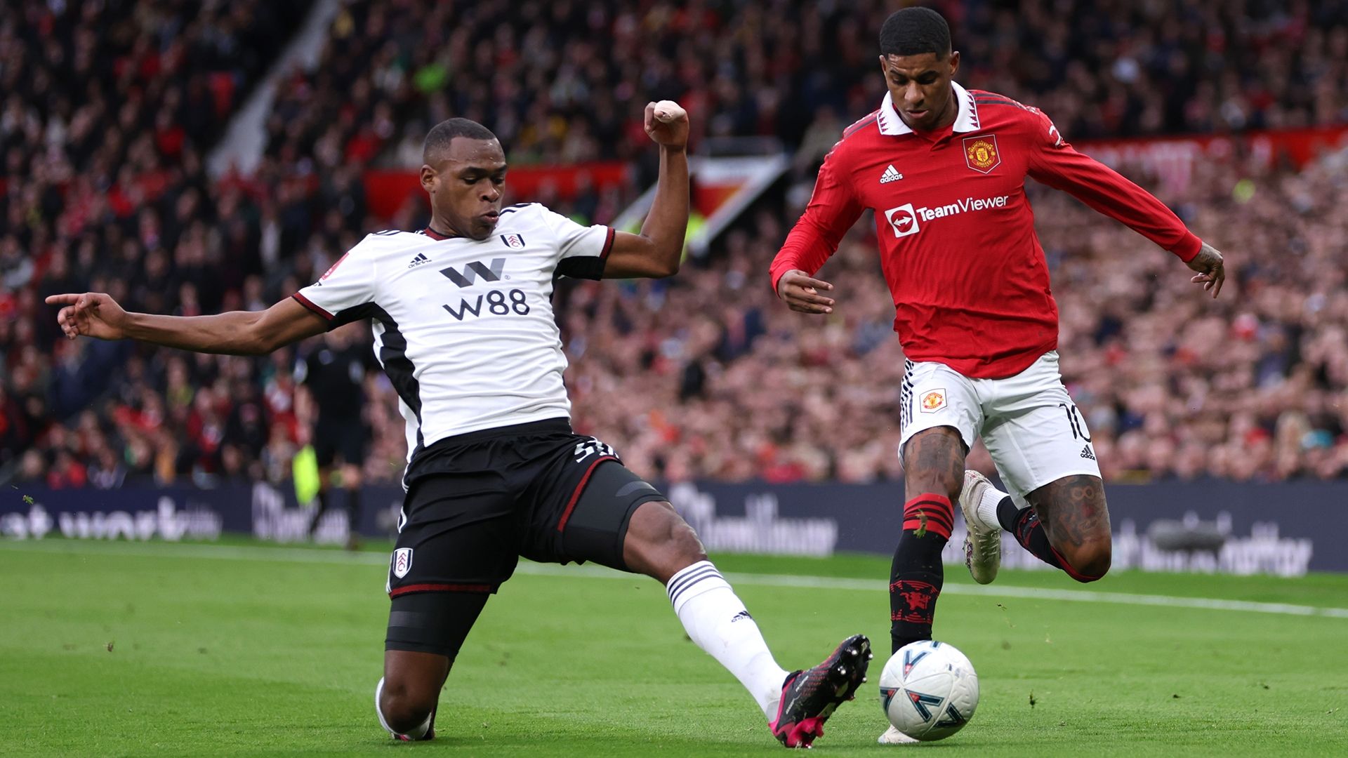 Marcus Rashford Manchester United Fulham FA Cup 2022-23