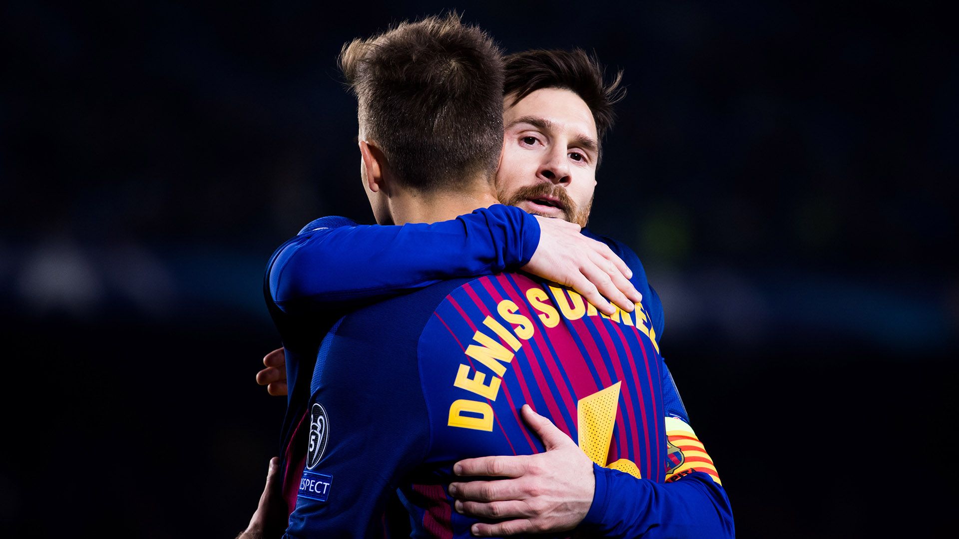 Denis Suarez Lionel Messi