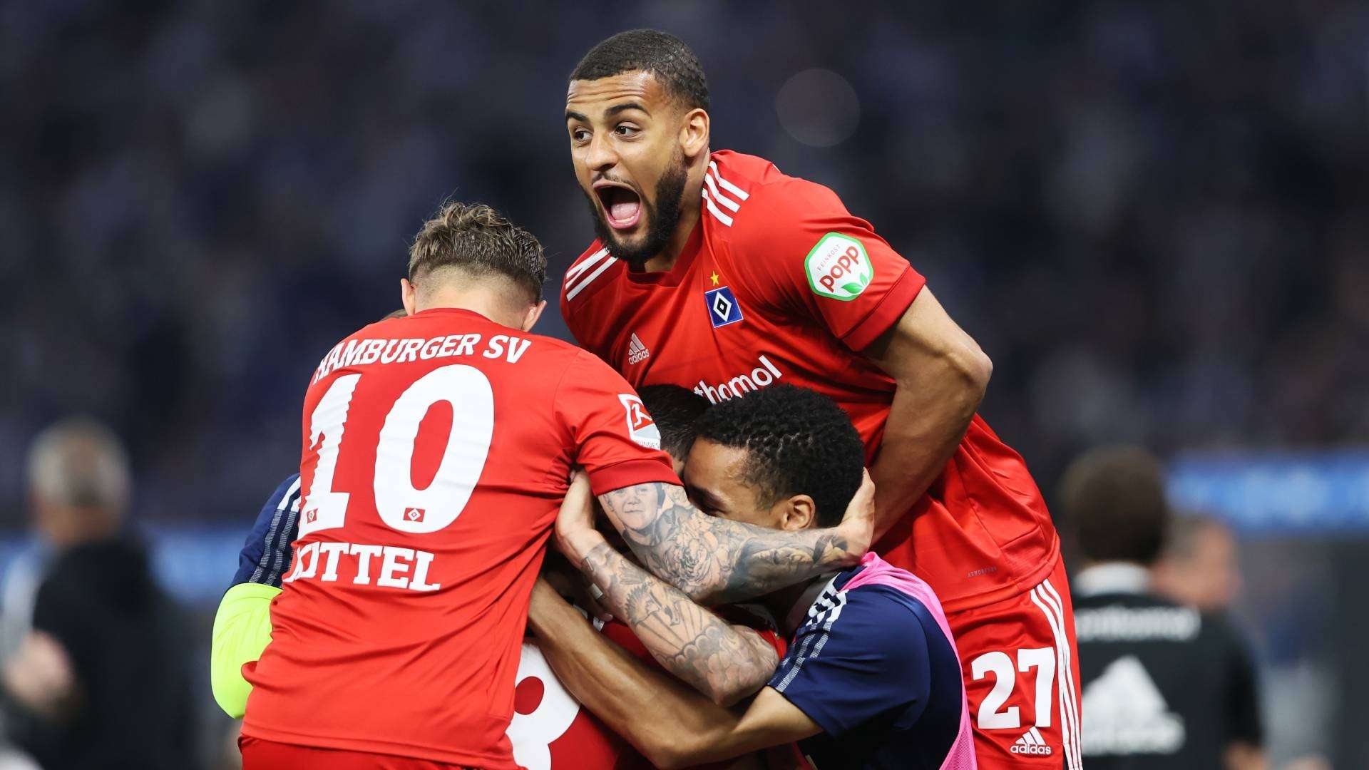 Hamburger SV Relegation Jubel