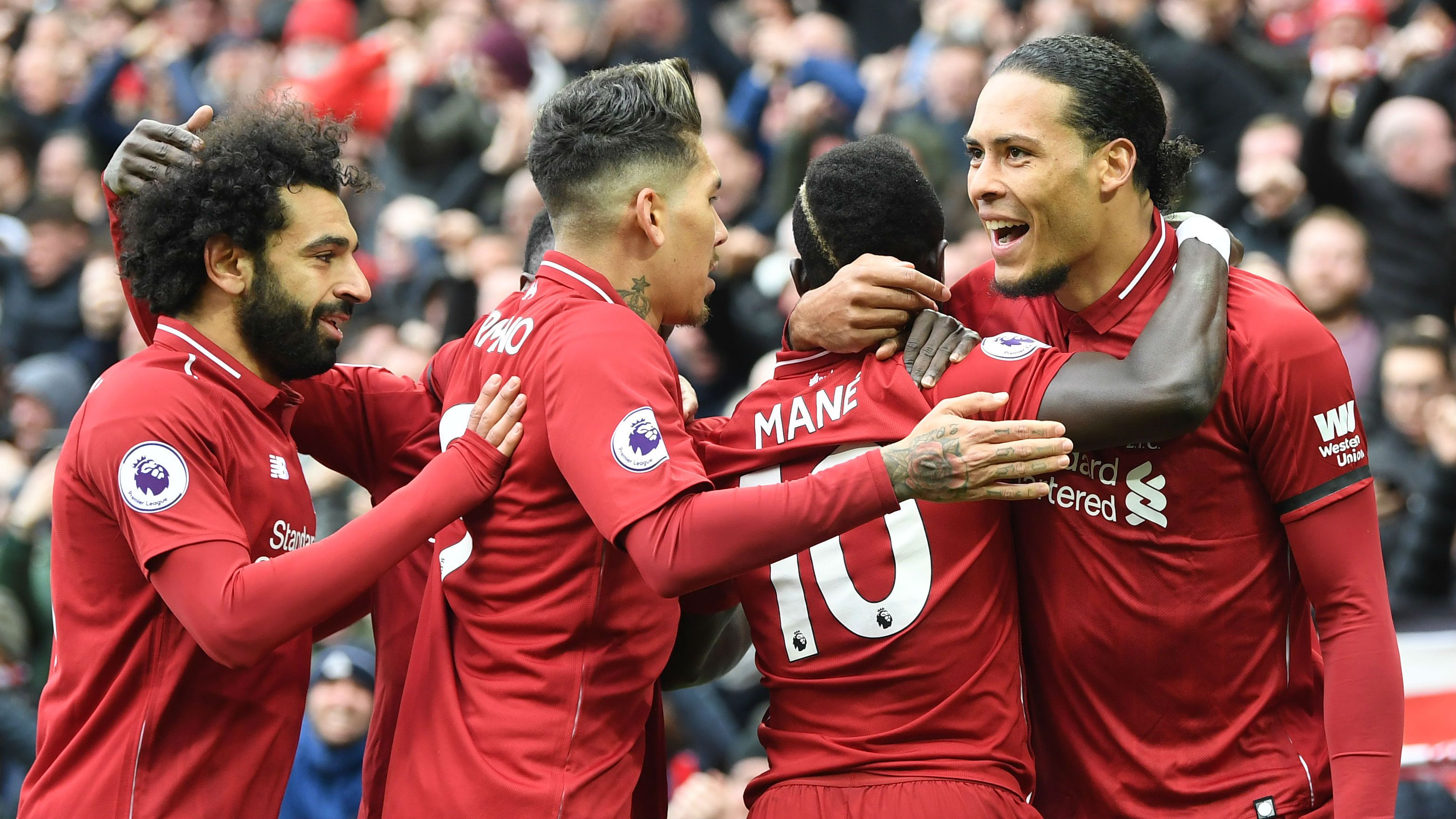 Mane Firmino Mané Van Dijk Liverpool 17 04 2019