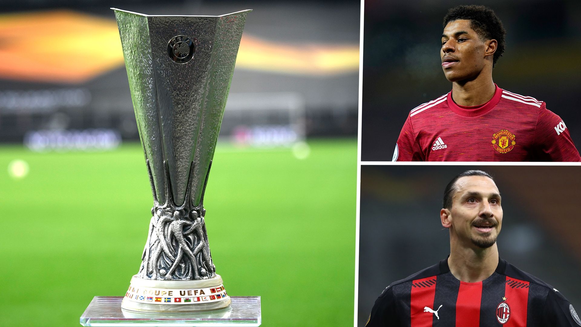 Europa League Marcus Rashford Zlatan Ibrahimovic 2020-21