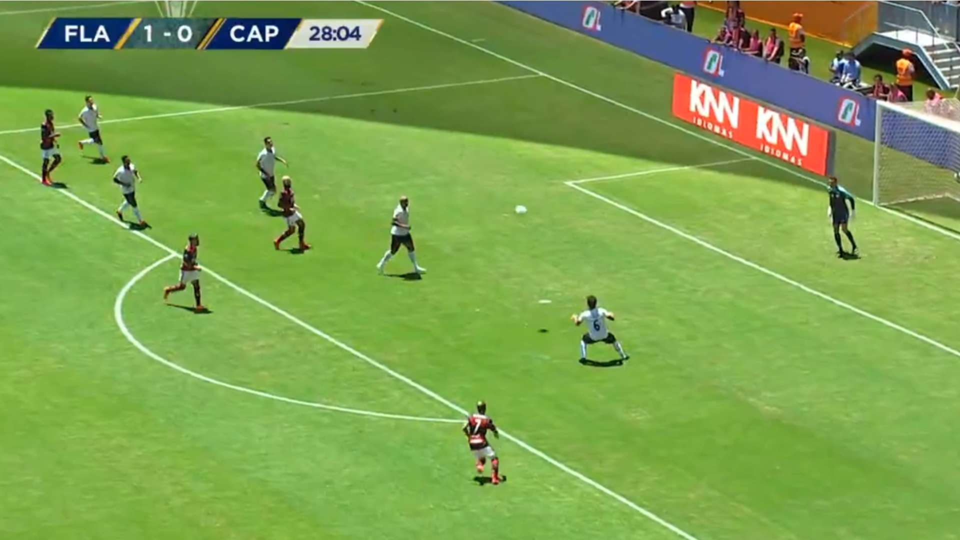 GFX Flamengo gols 2 athletico supercopa 16 02 2020