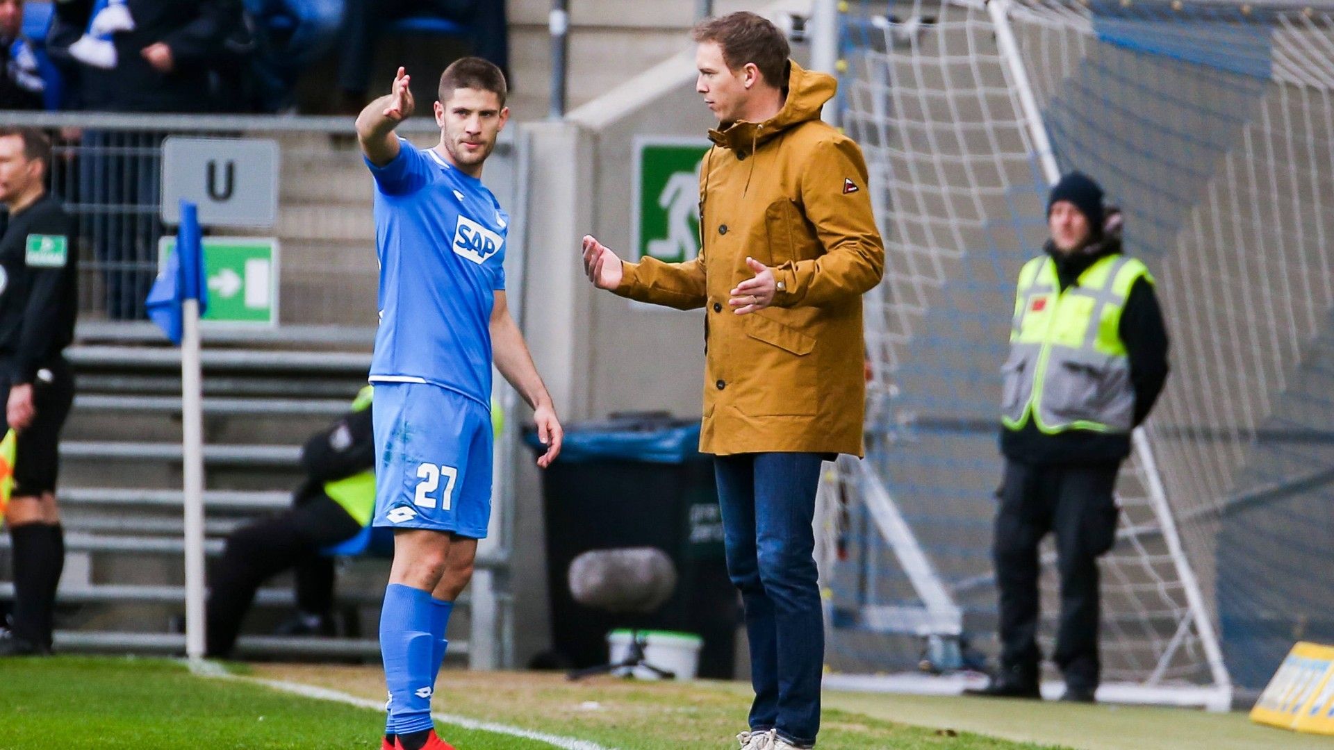 GER ONLY Andrej Kramaric Julian Nagelsmann Hoffenheim 2019